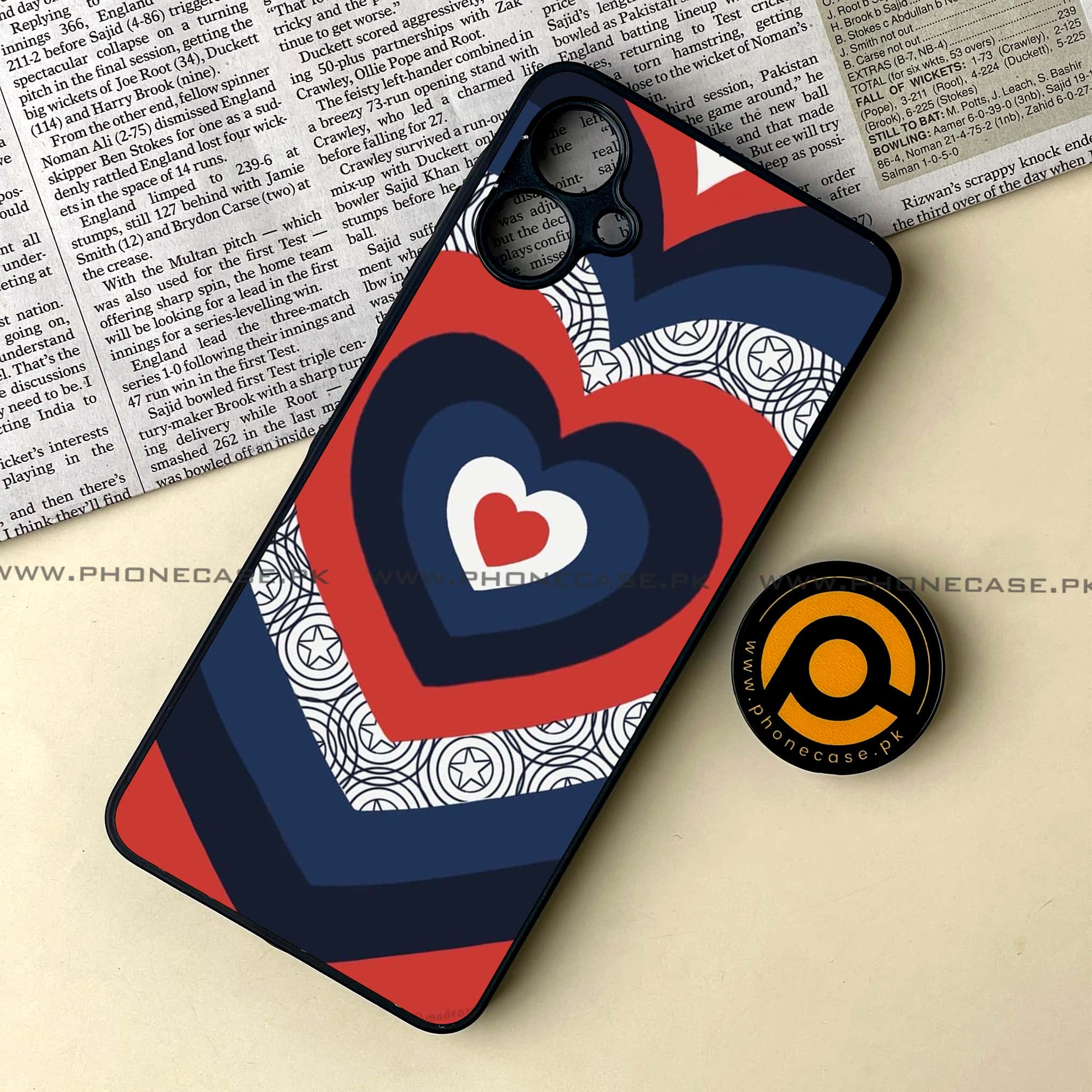 Samsung Galaxy A06  - Heart Beat 2.0 Series - Premium Metal Printed soft Bumper shock Proof Case