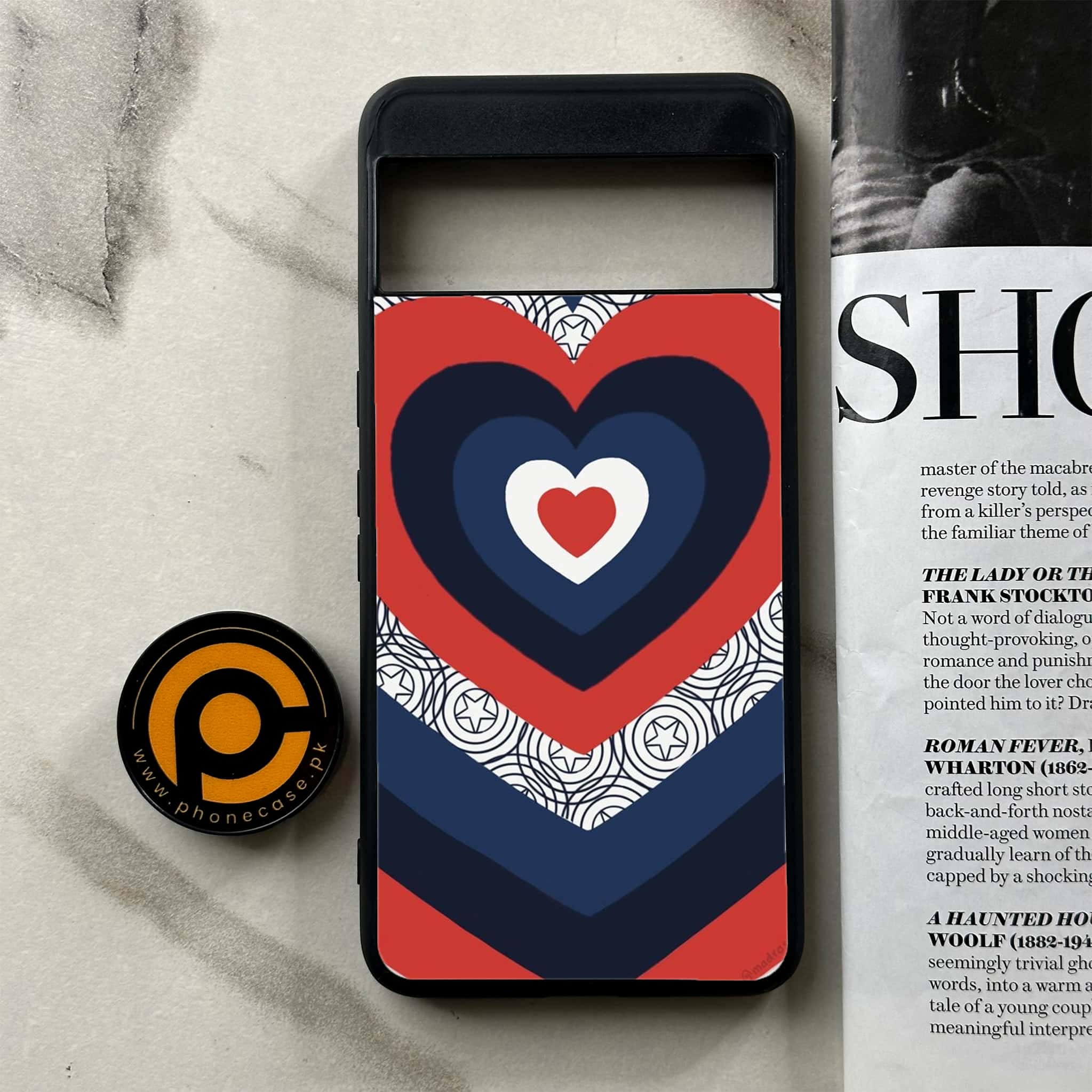 Google Pixel 8 Pro - Heart Beat Series 2.0 - Premium Printed Glass soft Bumper shock Proof Case