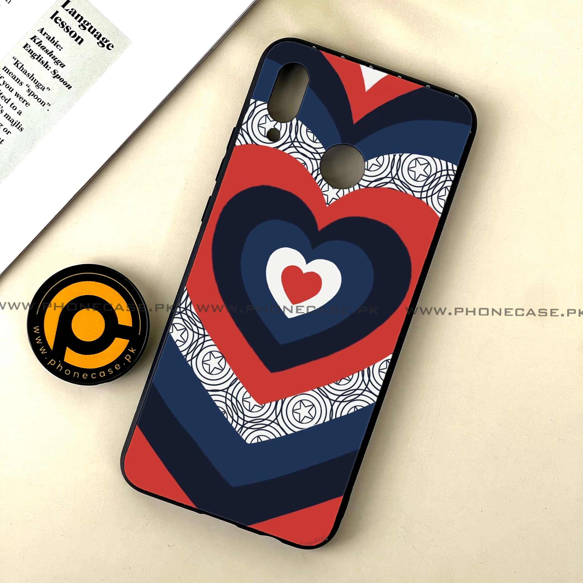 Huawei Nova 3 - Heart Beat Series 2.0 - Premium Printed Glass soft Bumper shock Proof Case