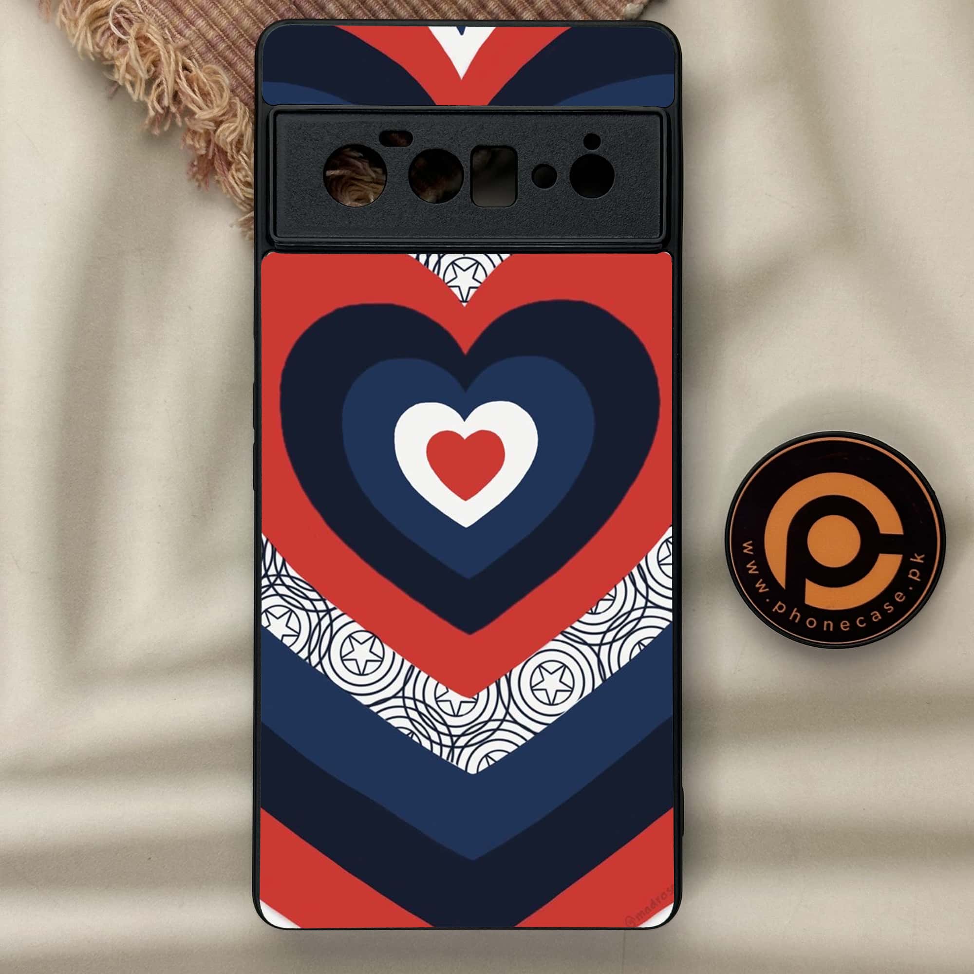 Google Pixel 6 Pro - Heart Beat Series 2.0 - Premium Metal Printed soft Bumper Shock Proof Case