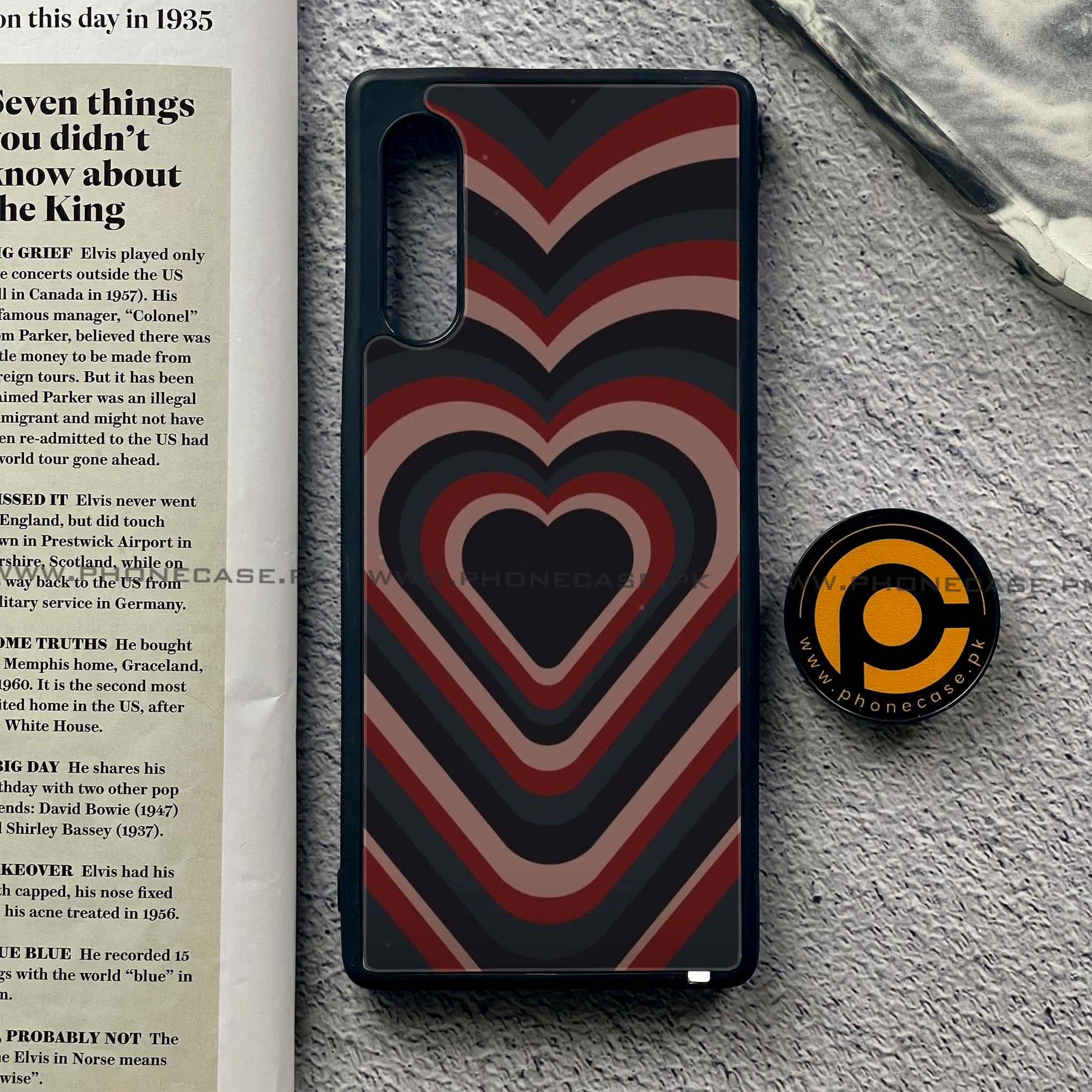 LG Velvet - Heart Beat 2.0 Series - Premium Printed Glass soft Bumper shock Proof Case
