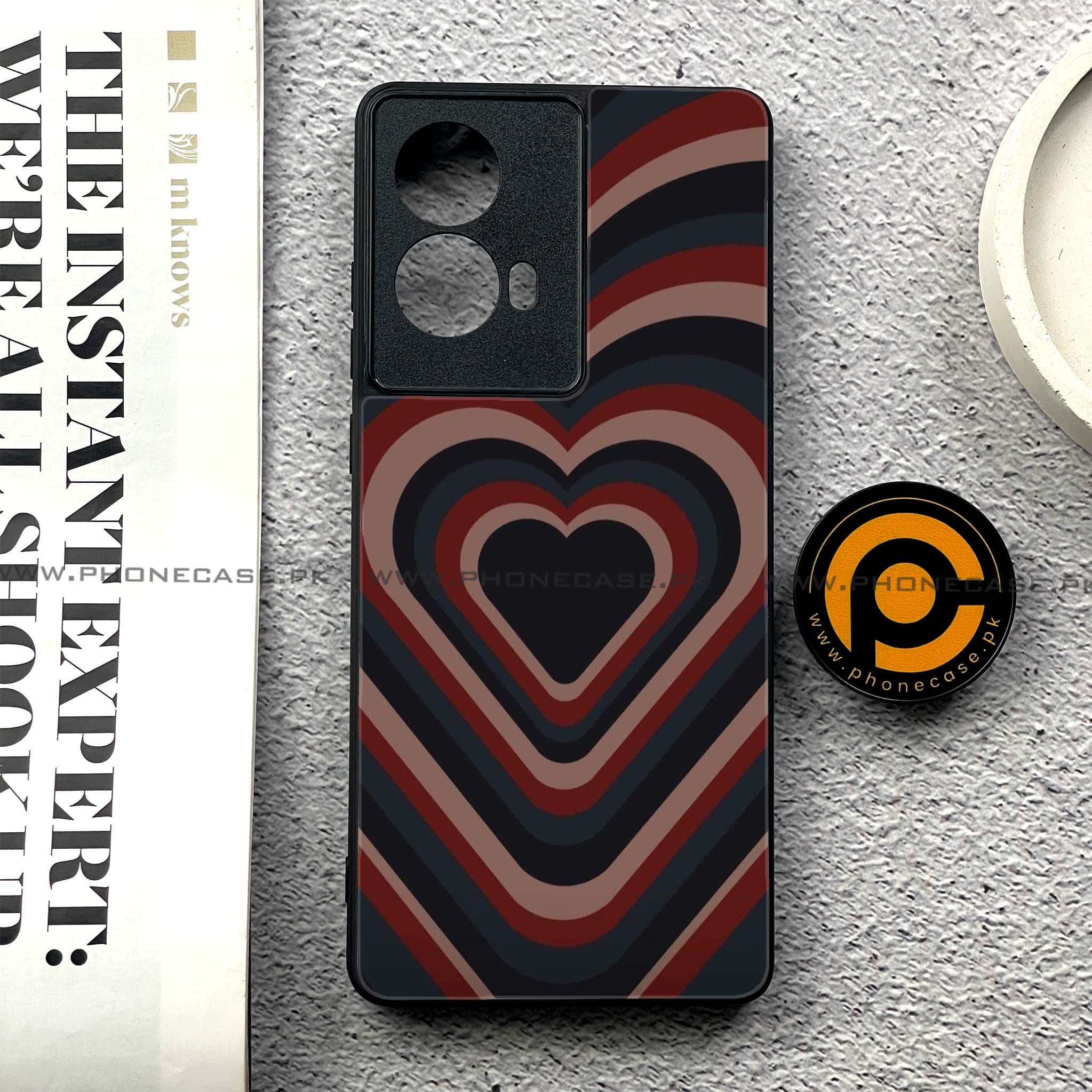 Moto G85 - Heart Beat 2.0 Series - Premium Printed Glass soft Bumper shock Proof Case
