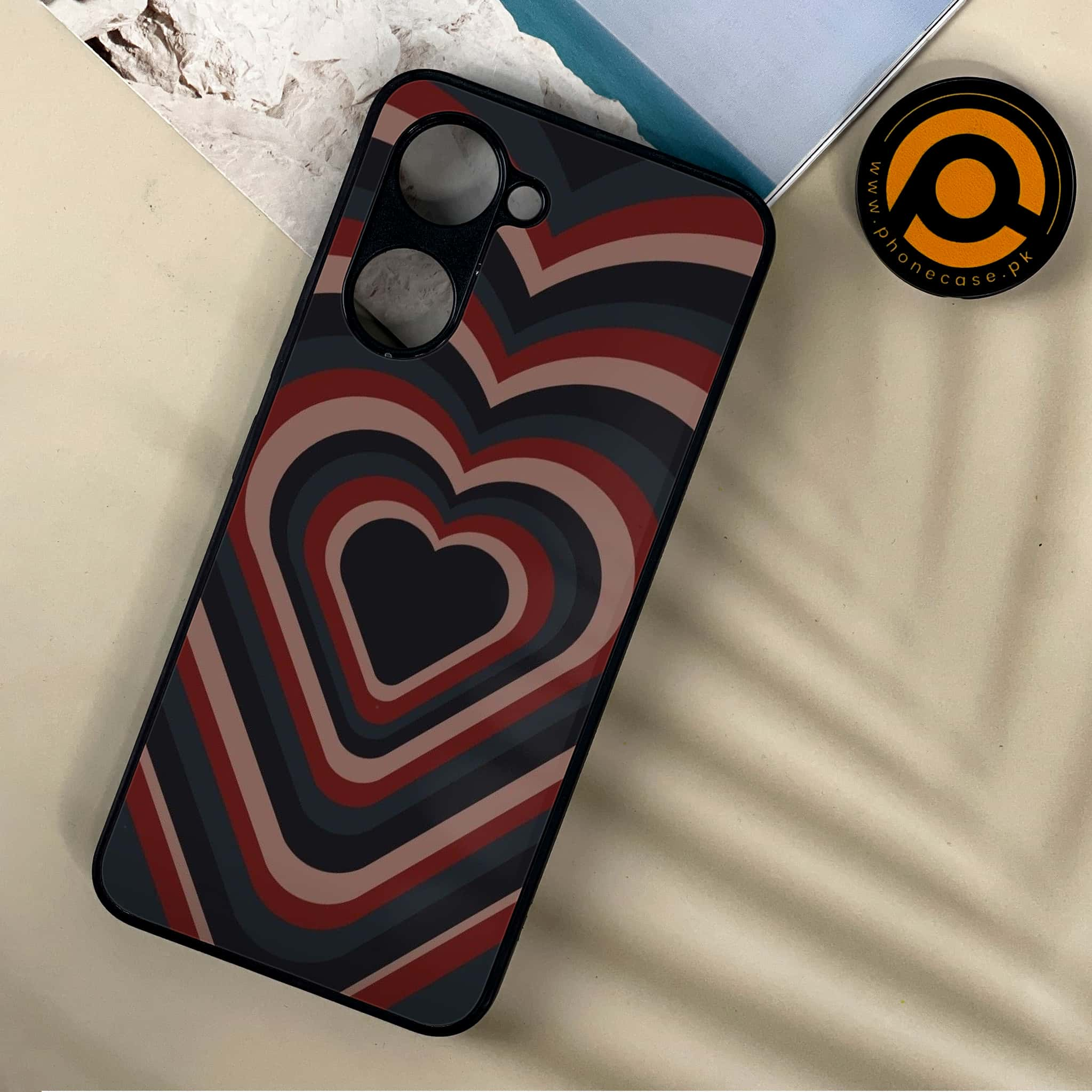 Vivo Y03 - Heart Beat 2.0 Series - Premium Printed Metal soft Bumper shock Proof Case