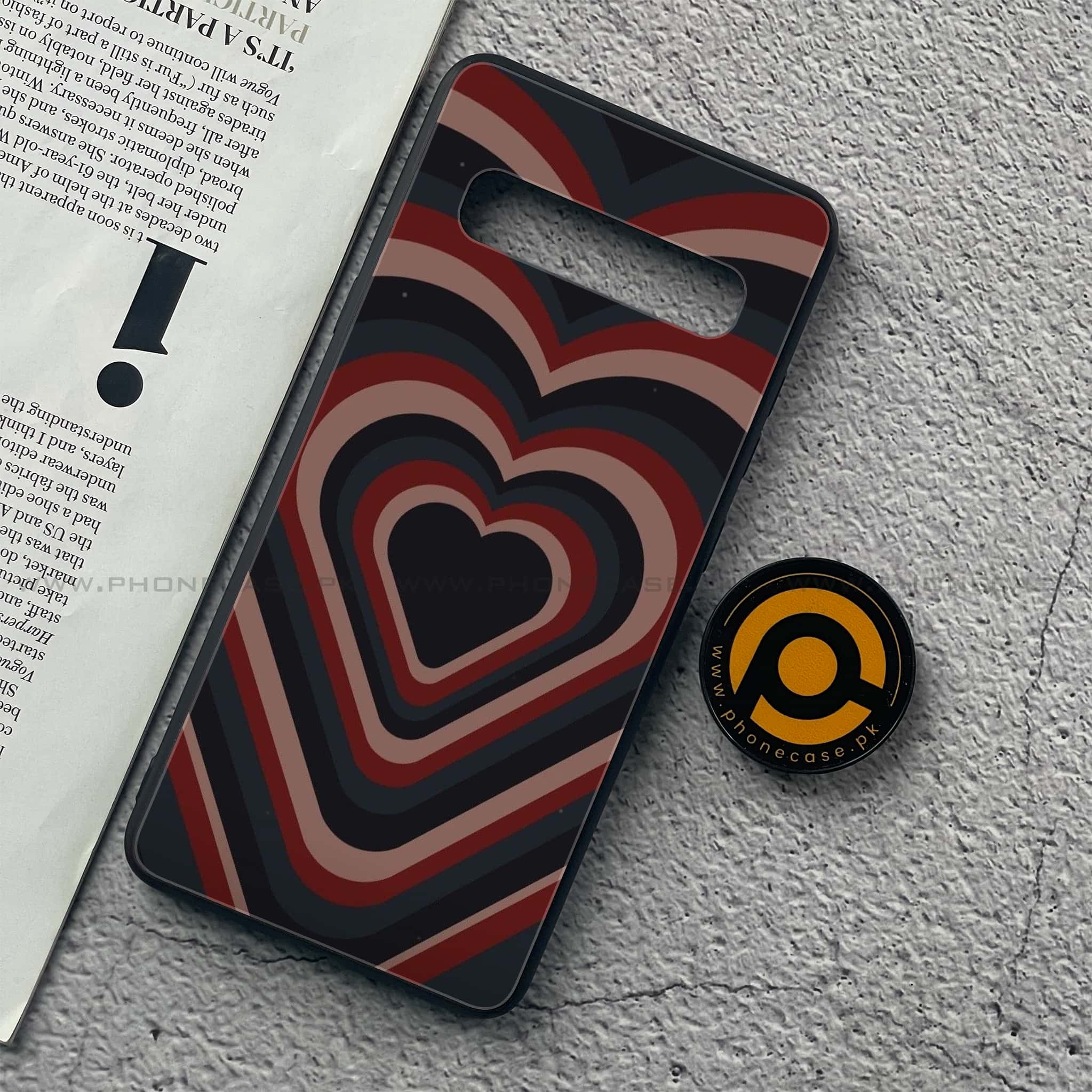 Samsung Galaxy S10 5G - Heart Beat Series 2.0 - Premium Printed Glass soft Bumper shock Proof Case
