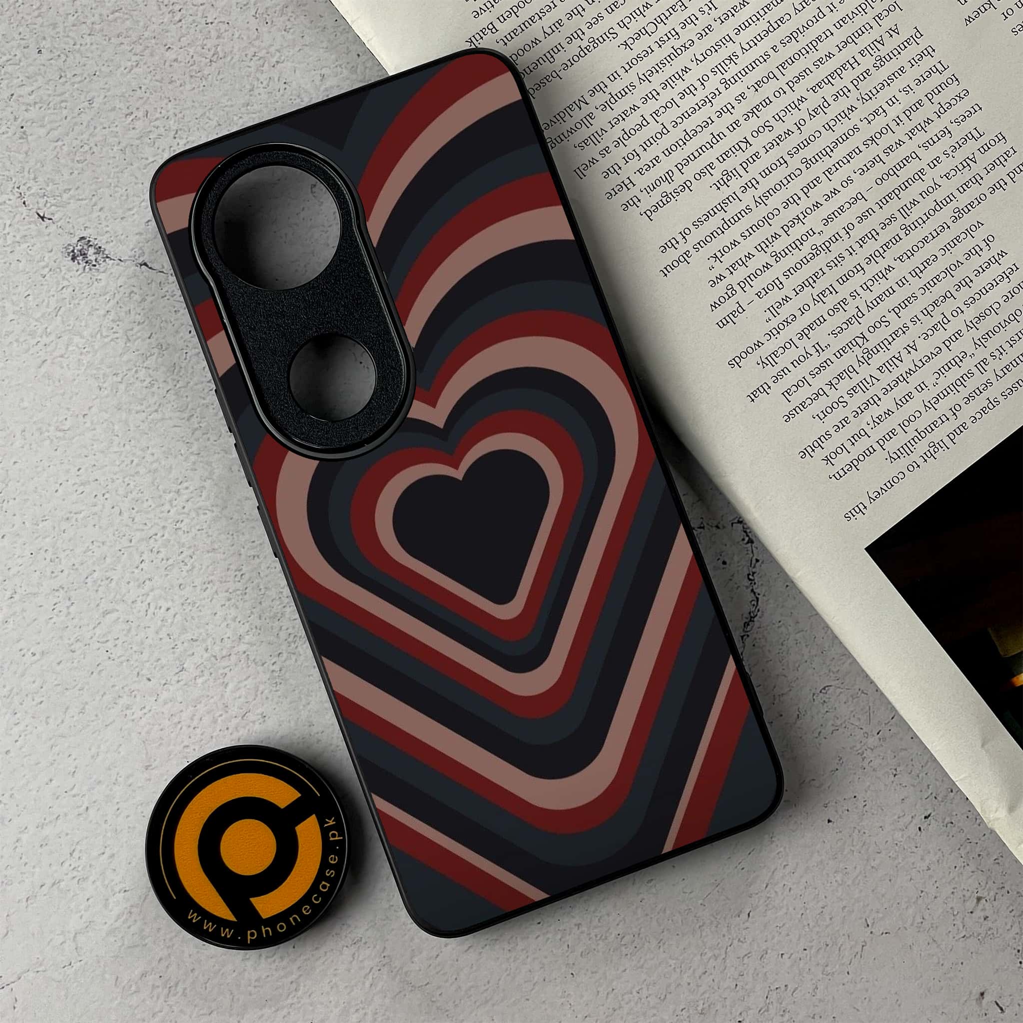Vivo V50 - Heart Beat 2.0 Series - Premium Metal Printed Soft Bumper Shockproof Case