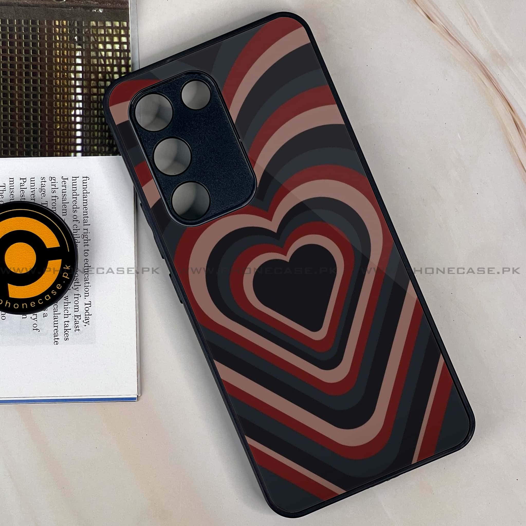 Vivo V30 Lite 4G - Heart Beat 2.0 Series - Premium Metal Printed soft Bumper shock Proof Case