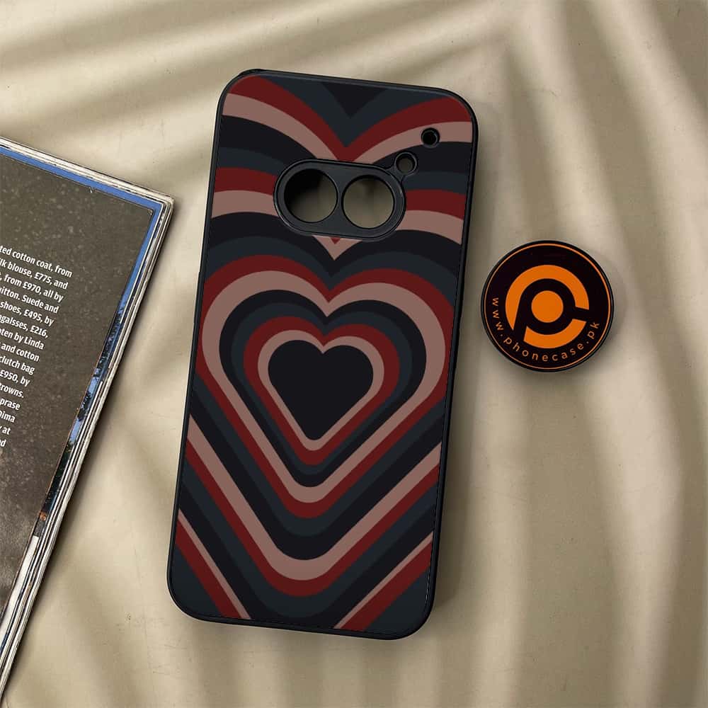 Nothing Phone (2a) - Heart Beat 2.0 Series - Premium Metal Printed soft Bumper Shock Proof Case