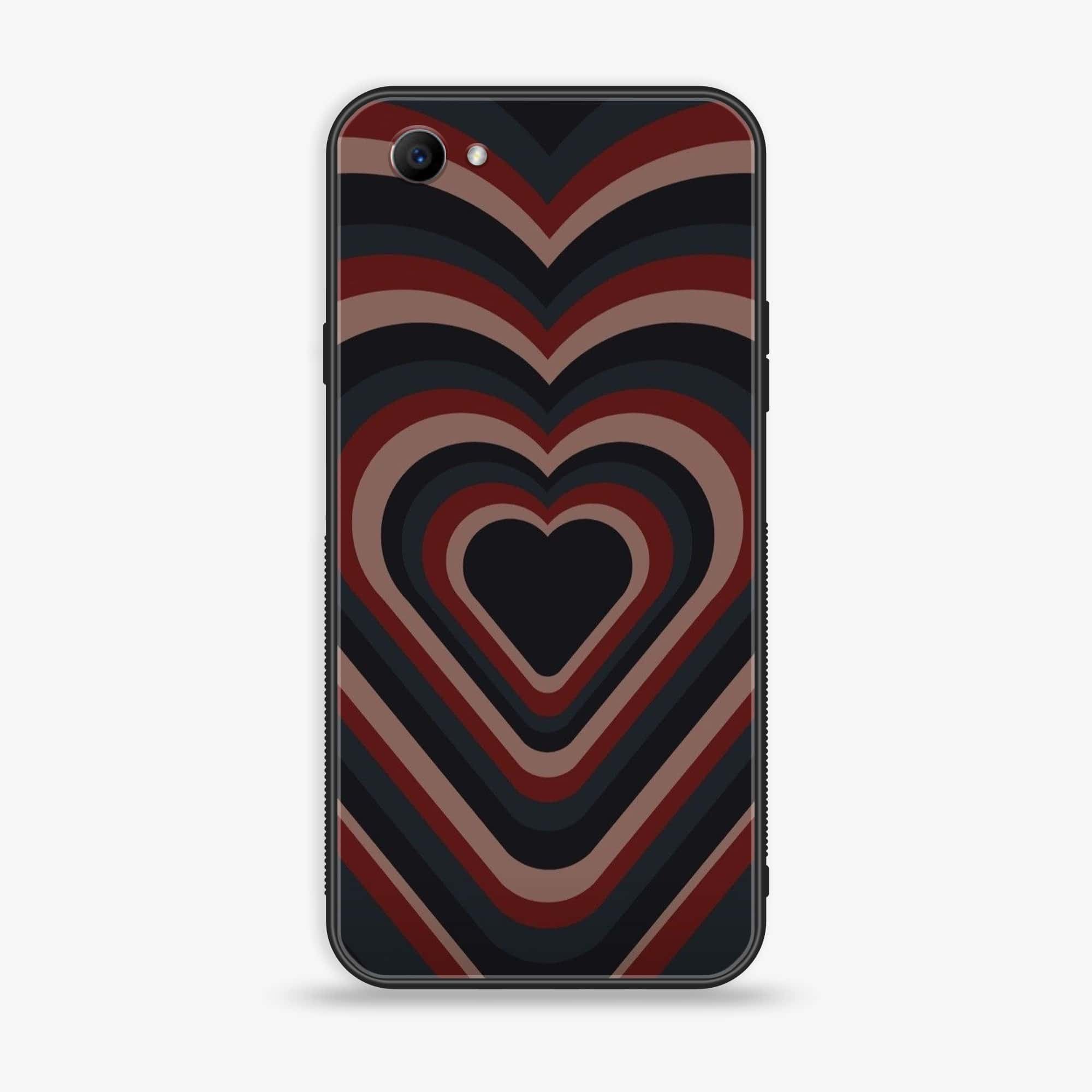 Oppo F7 Youth - Heart Beat 2.0 Series - Premium Printed Glass soft Bumper shock Proof Case