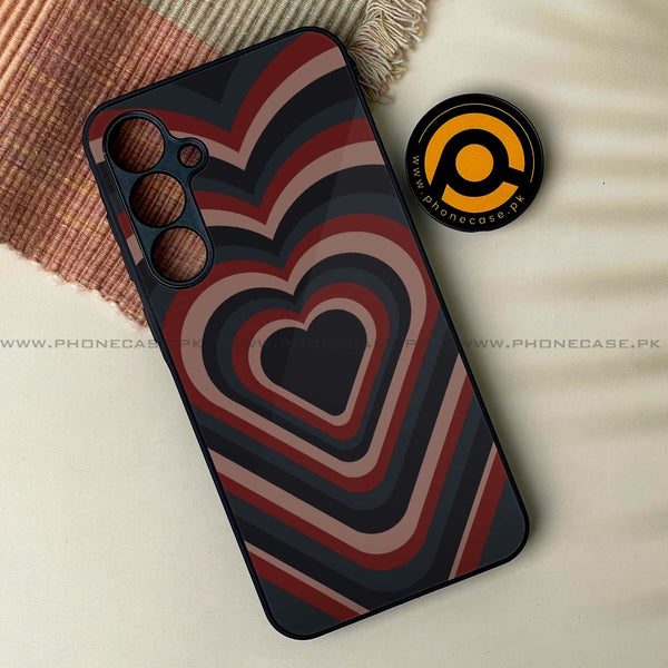 Samsung Galaxy A04s - Heart Beat 2.0 Design 4  - Premium Printed Glass soft Bumper shock Proof Case CS-24545