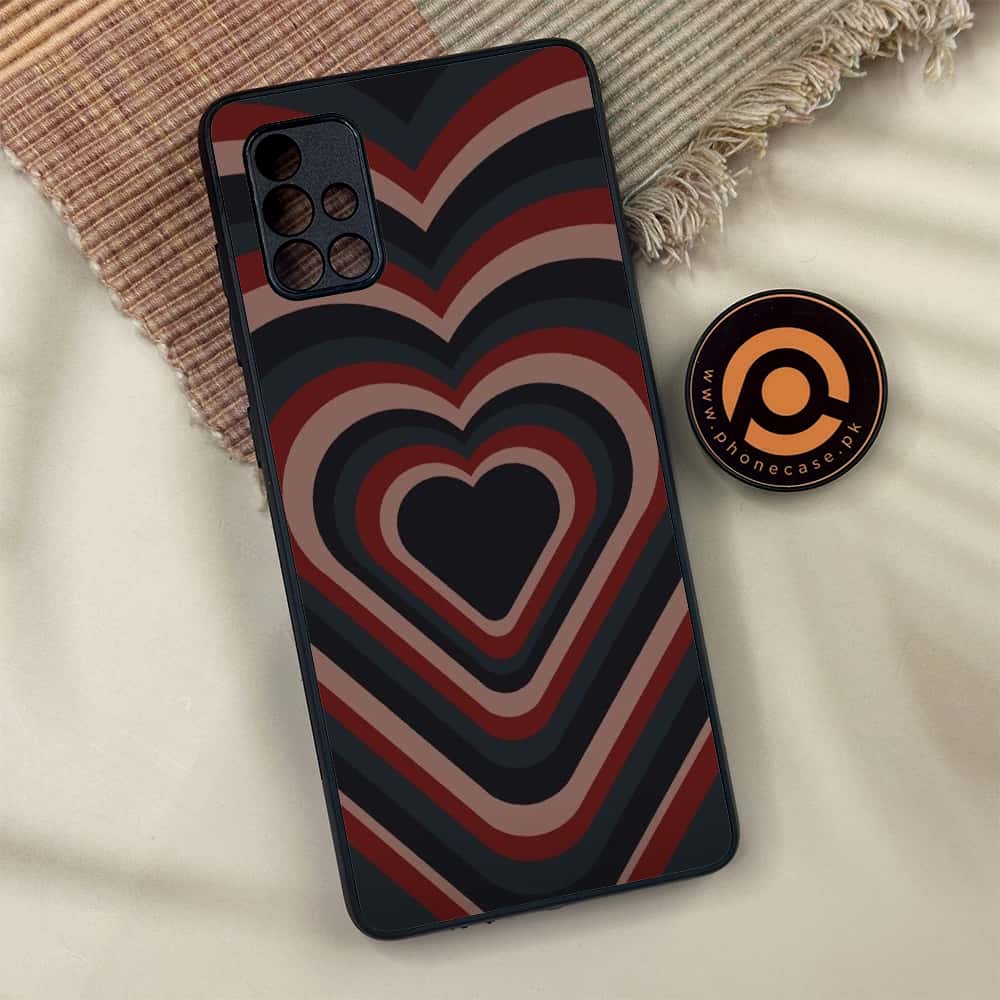 Samsung Galaxy A71 - Heart Beat 2.0 Series - Premium Metal Printed soft Bumper shock Proof Case