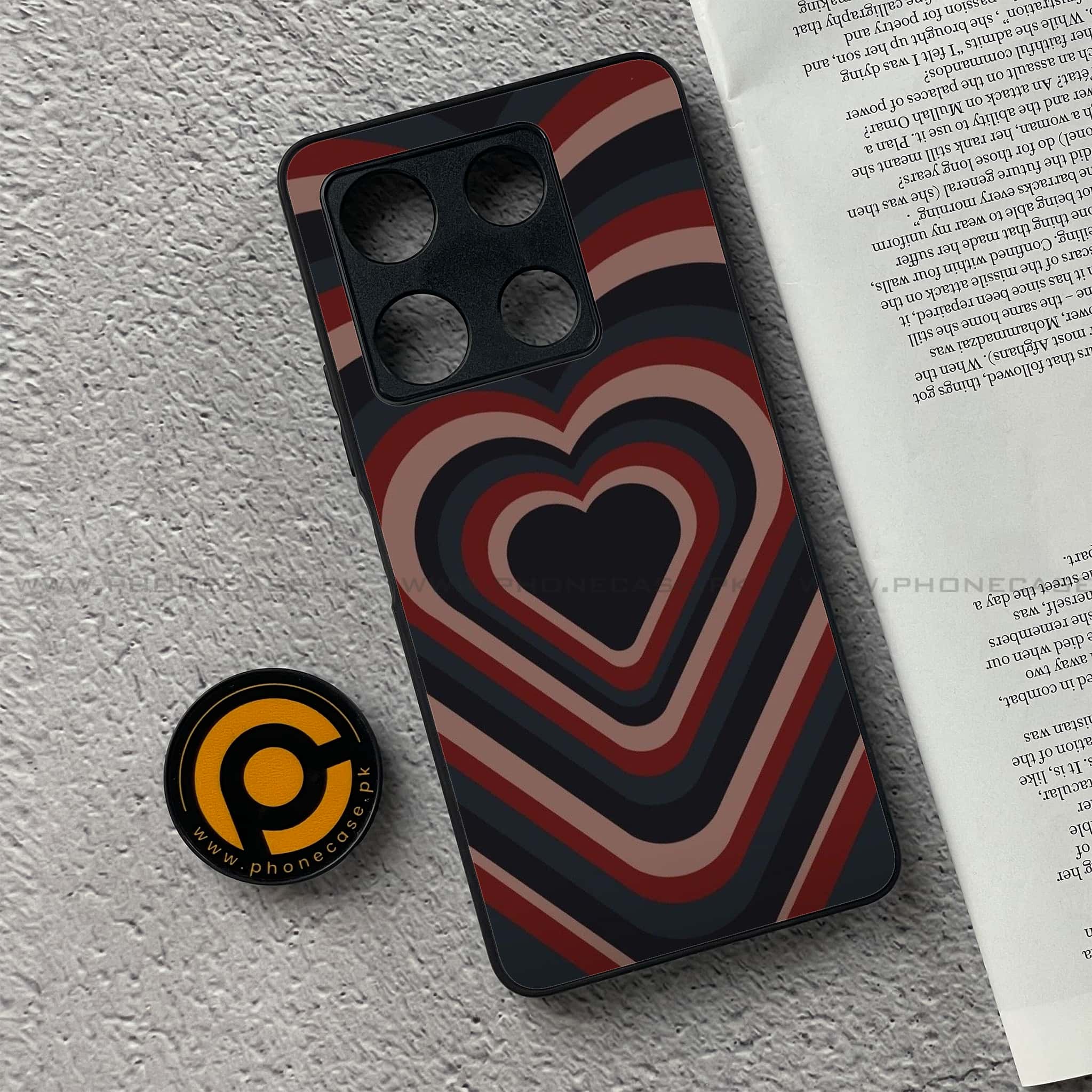 Infinix Note 30 Pro - Heart Beat Series 2.0 - Premium Metal Printed soft Bumper shock Proof Case