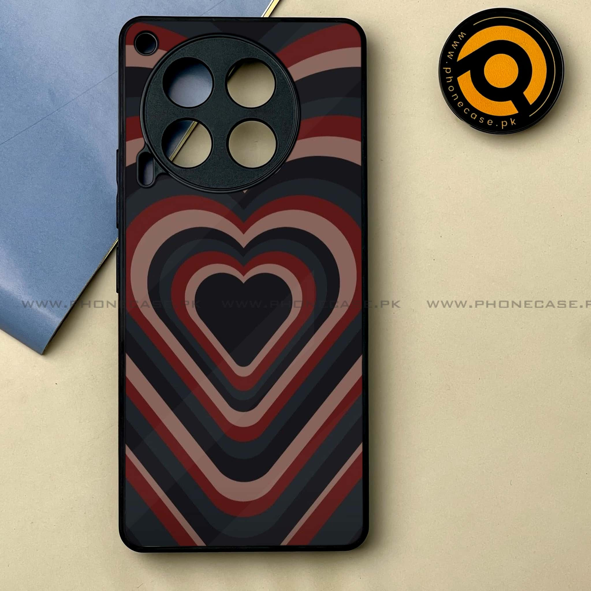 Tecno Camon 30 - Heart Beat 2.0 Series -  Premium Printed Metal soft Bumper shock Proof Case