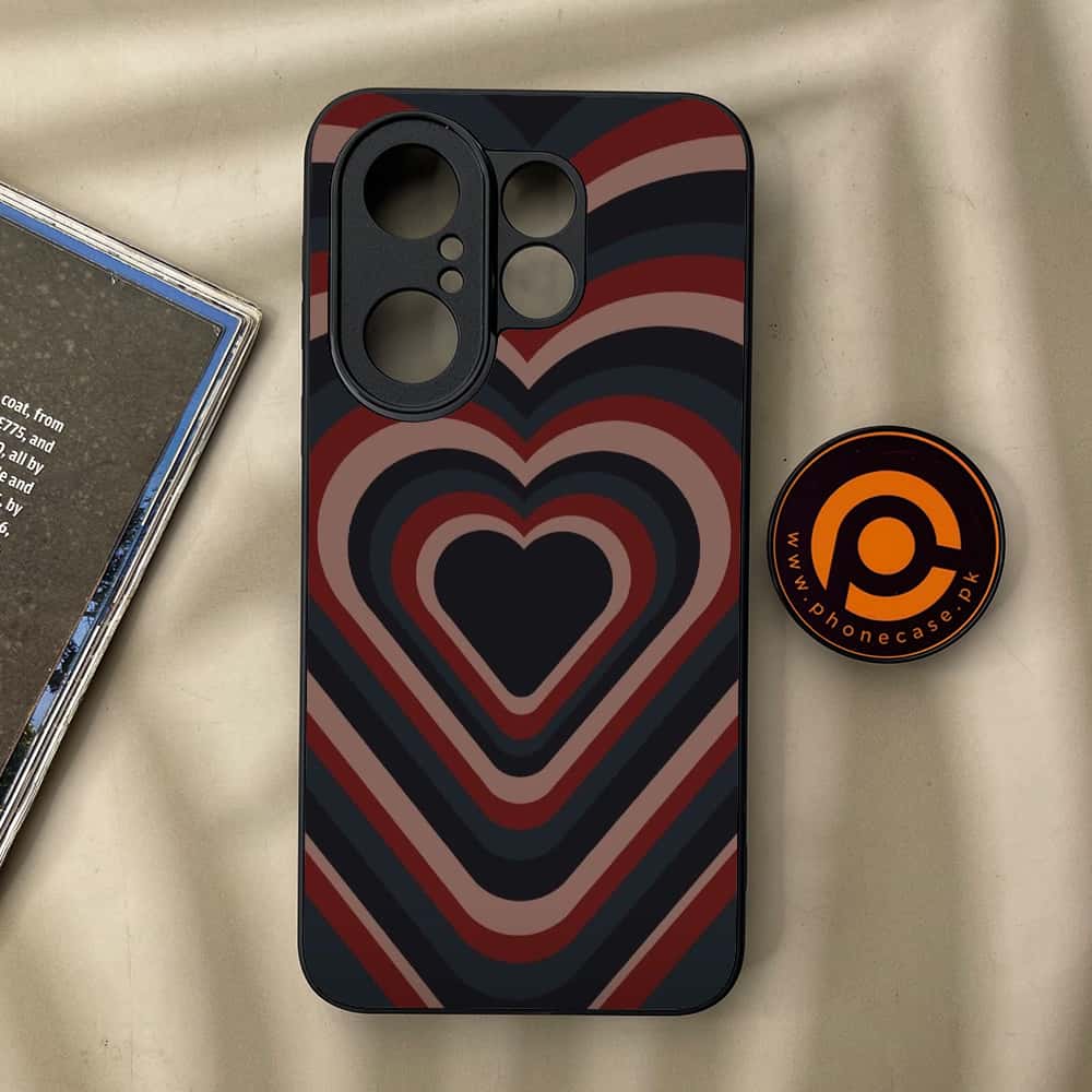 Vivo X200 FE - Heart Beat 2.0 Series - Premium Metal Printed soft Bumper Shock Proof Case