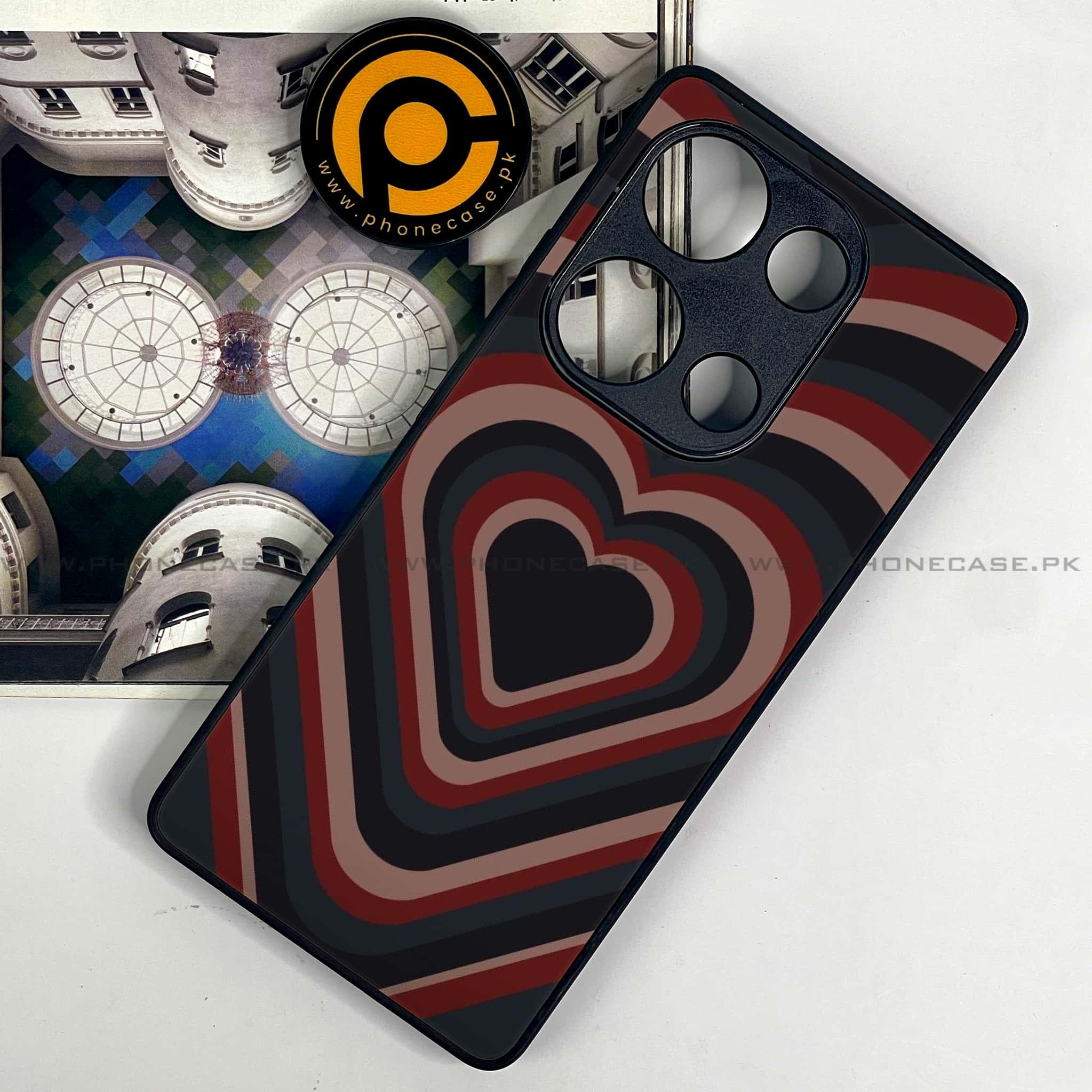 Redmi Note 13 Pro 4G - Heart Beat Series 2.0 - Premium Metal Printed soft Bumper shock Proof Case