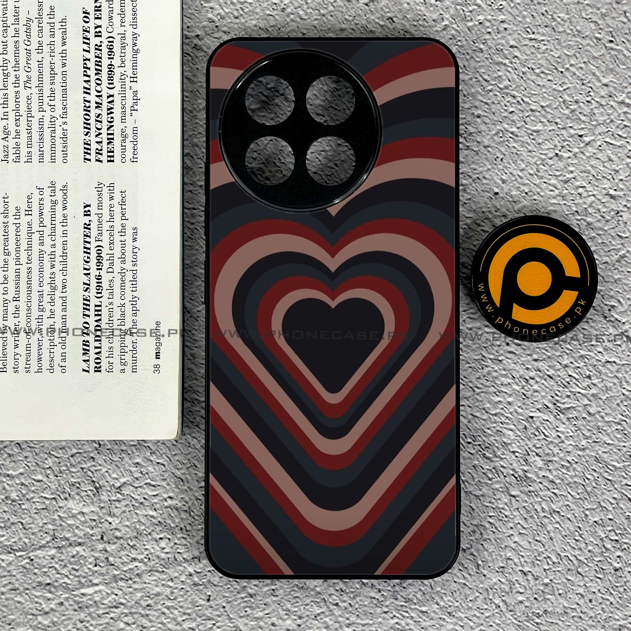 OnePlus Ace 5 - Heart Beat 2.0 Series - Premium Metal Printed soft Bumper shock Proof Case