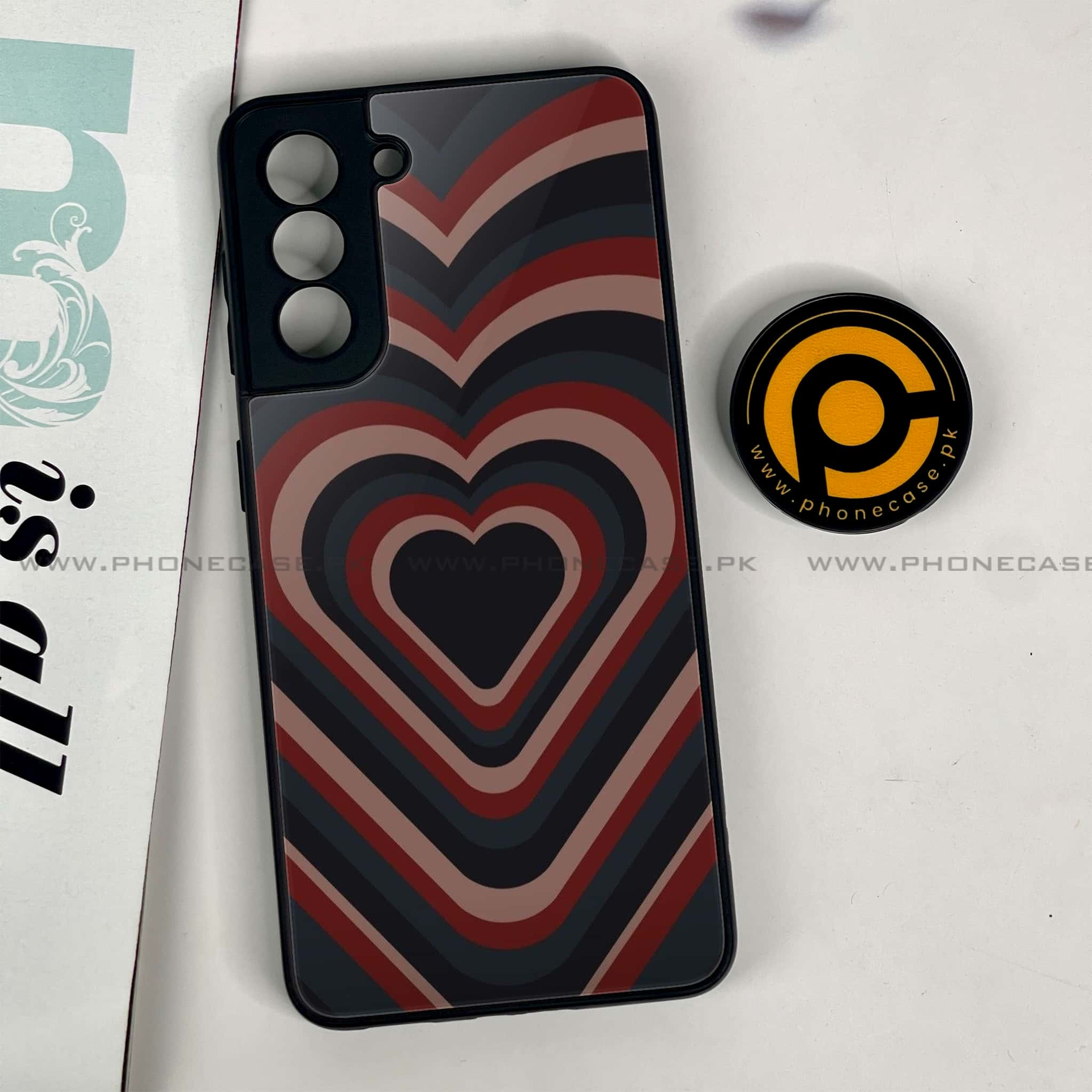 Samsung Galaxy S21 - Heart Beat 2.0 Series - Premium Printed Glass soft Bumper shock Proof Case