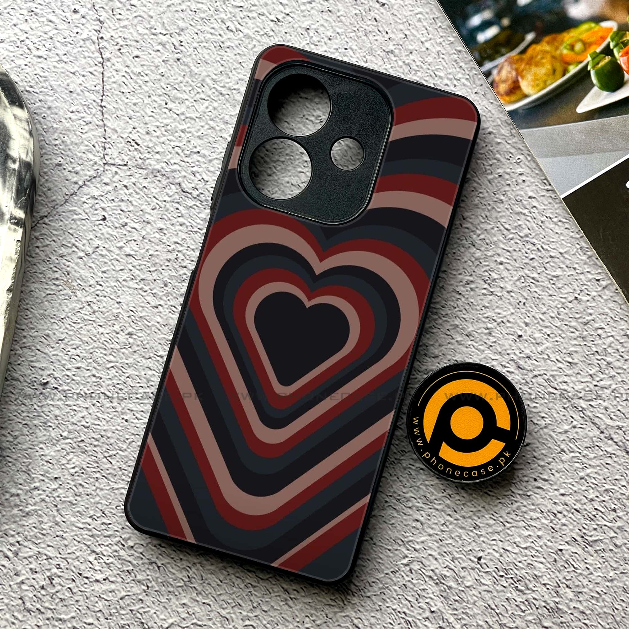 Oppo A5i - Heart Beat 2.0 Series - Premium Metal Printed soft Bumper shock Proof Case