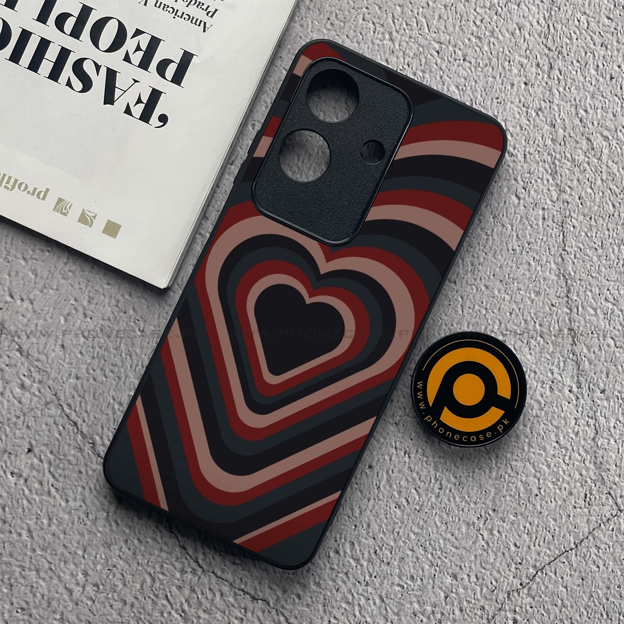 Realme Note 60x - Heart Beat 2.0 Series - Premium Metal  Printed soft Bumper shock Proof Case