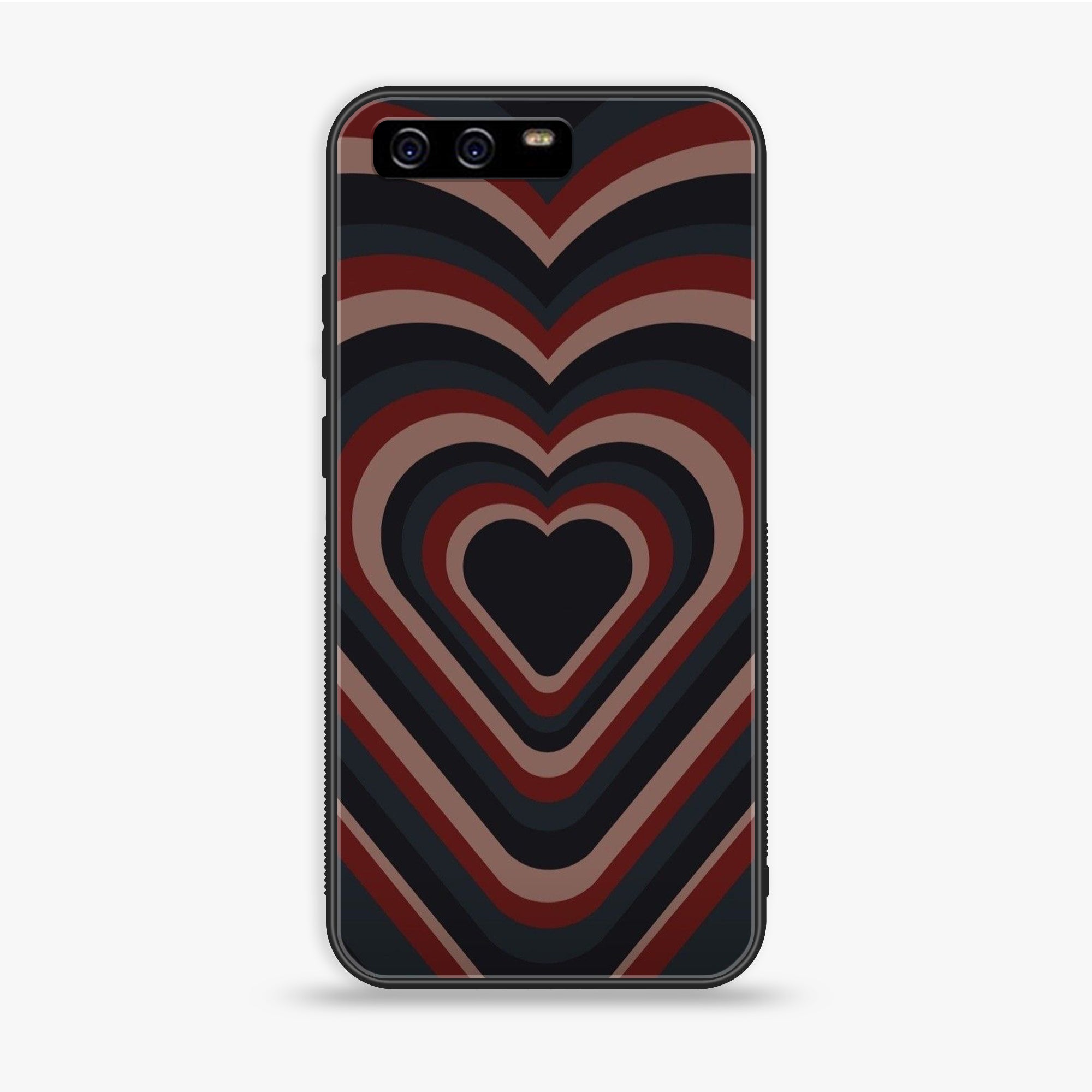 Huawei P10 Plus - Heart Beat 2.0 Series - Premium Printed Glass soft Bumper shock Proof Case