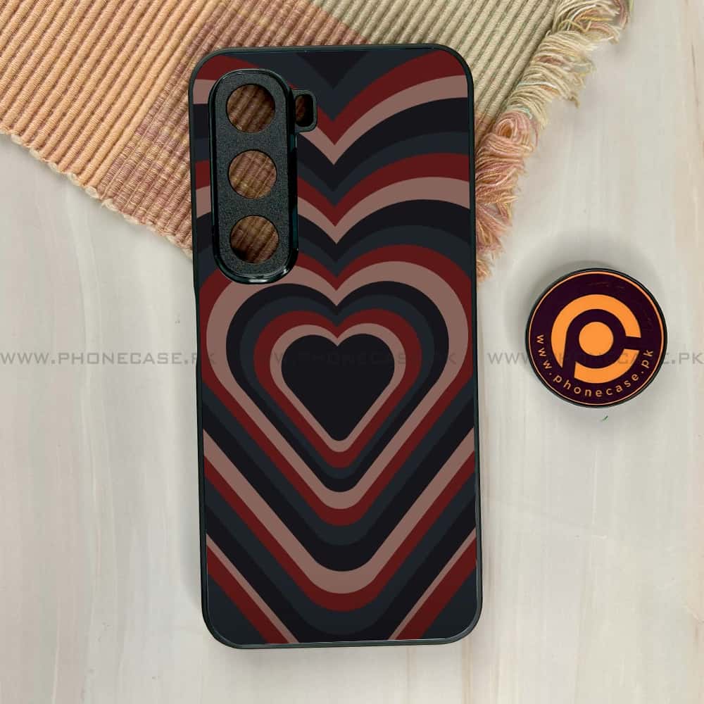Infinix Hot 60i - Heart Beat 2.0 Series - Premium Metal Printed soft Bumper shock Proof Case