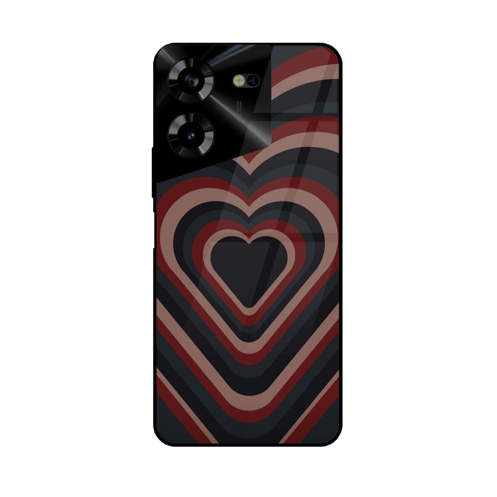 Tecno Pova 5 Pro - Heart beat 2.0 Series - Premium Printed Glass soft Bumper shock Proof Case