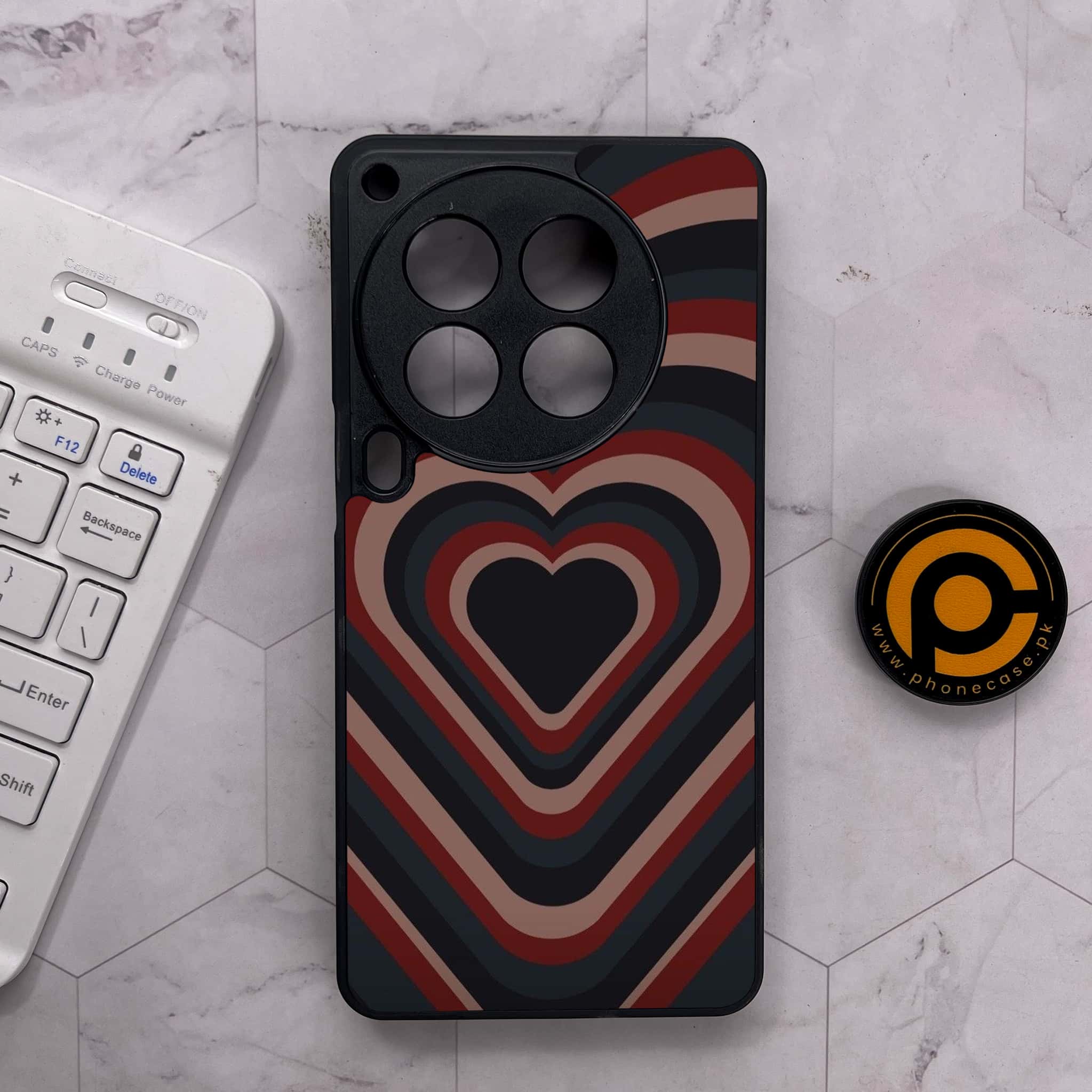 Tecno Camon 30 Premier - Heart Beat 2.0 Series - Premium Metal Printed soft Bumper shock Proof Case