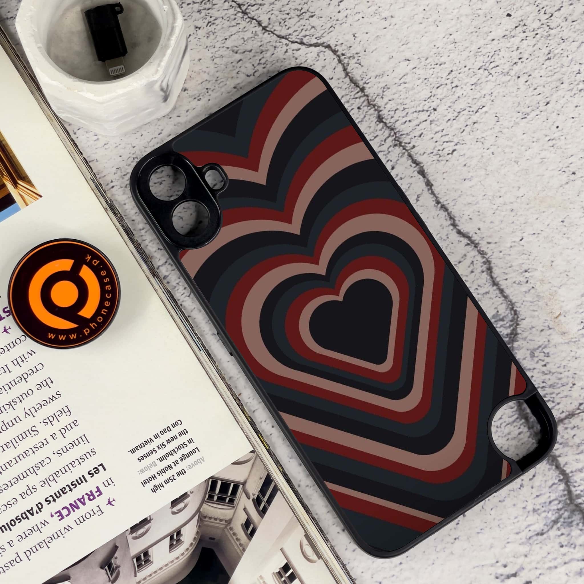Nothing CMF Phone 1 - Heart Beat 2.0 Series - Premium Metal Printed soft Bumper Shock Proof Case