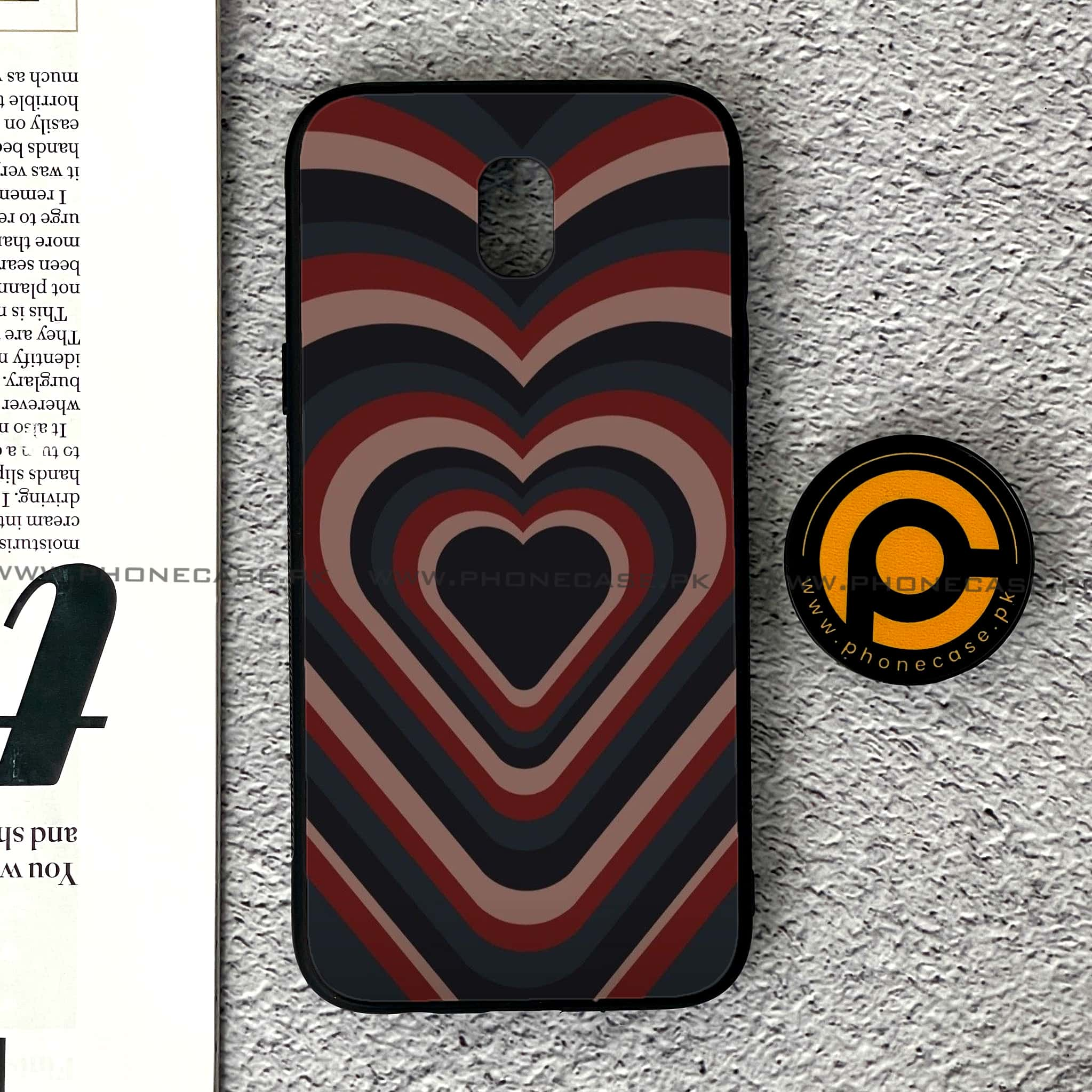 Samsung Galaxy J5 Pro 2017 - Heart Beat 2.0 Series - Premium Printed Metal soft Bumper shock Proof Case