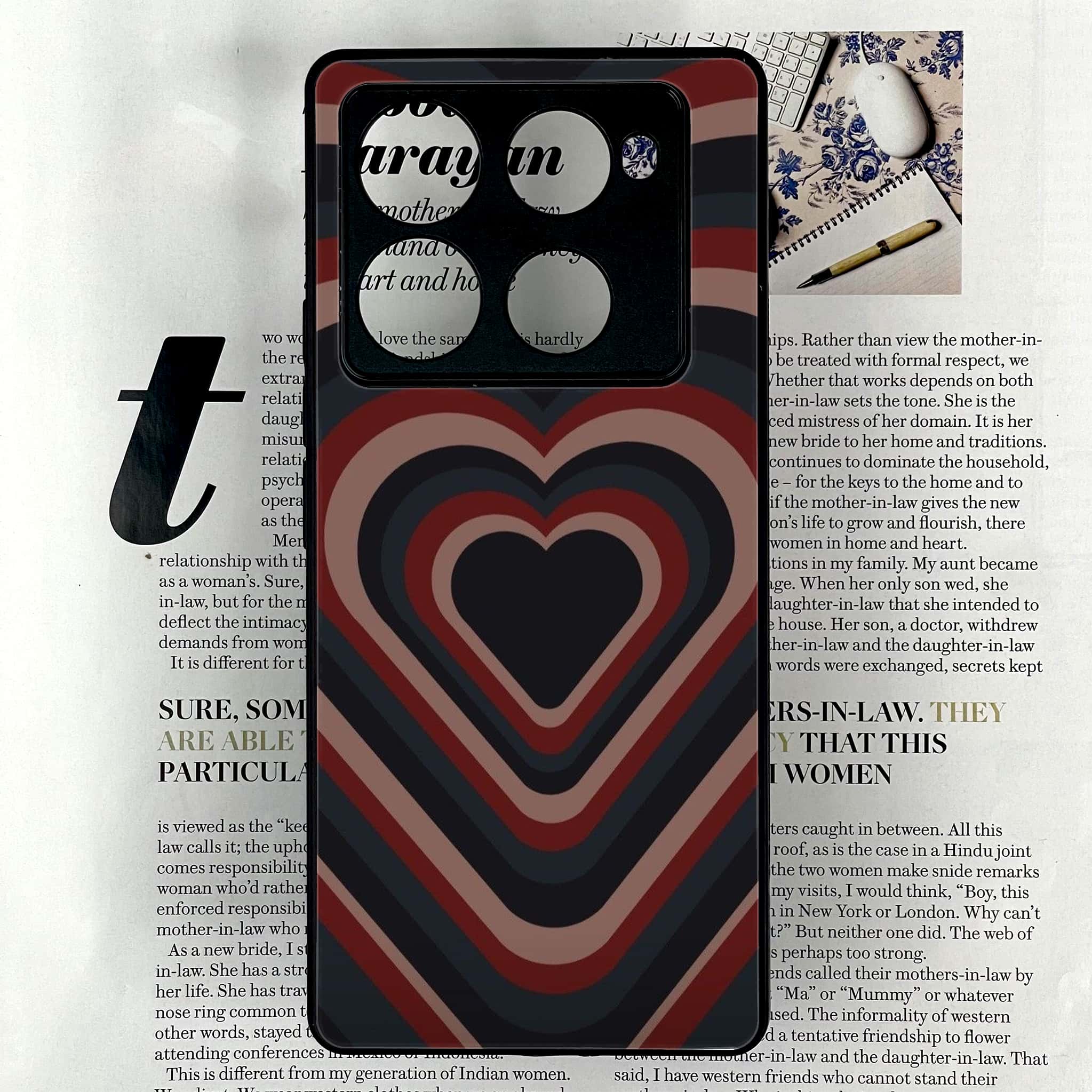 Infinix Note 40 Pro Plus - Heart Beat 2.0 Series - Premium Metal Printed soft Bumper shock Proof Case