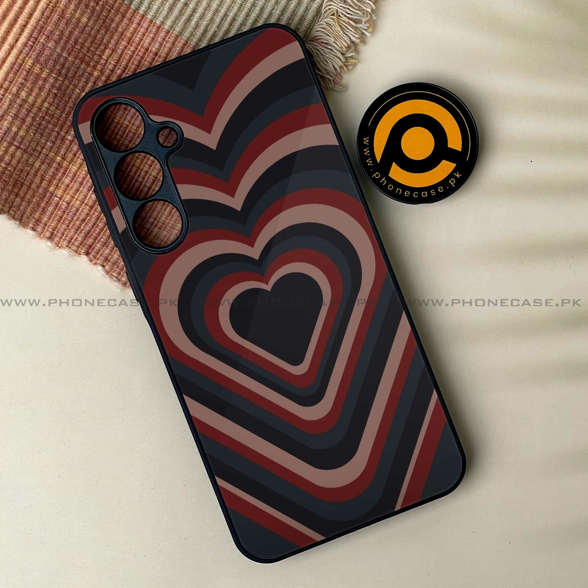 Samsung Galaxy M54 - Heart Beat Series 2.0 - Premium Printed Glass soft Bumper shock Proof Case