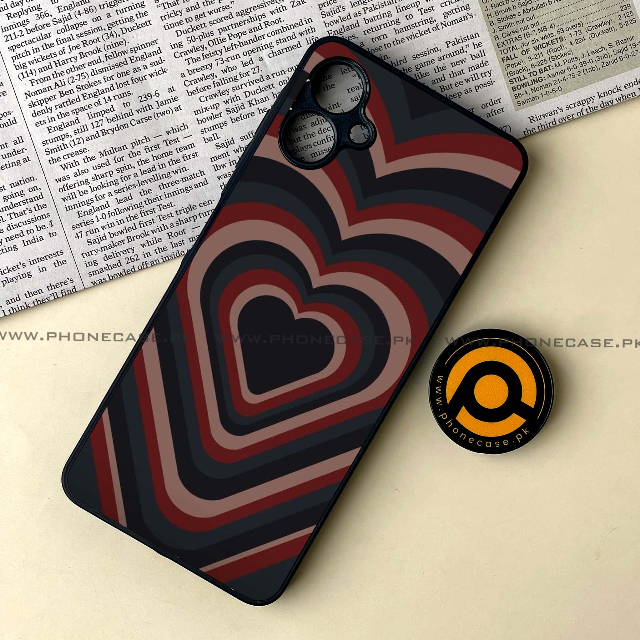 Samsung Galaxy A06  - Heart Beat 2.0 Series - Premium Metal Printed soft Bumper shock Proof Case