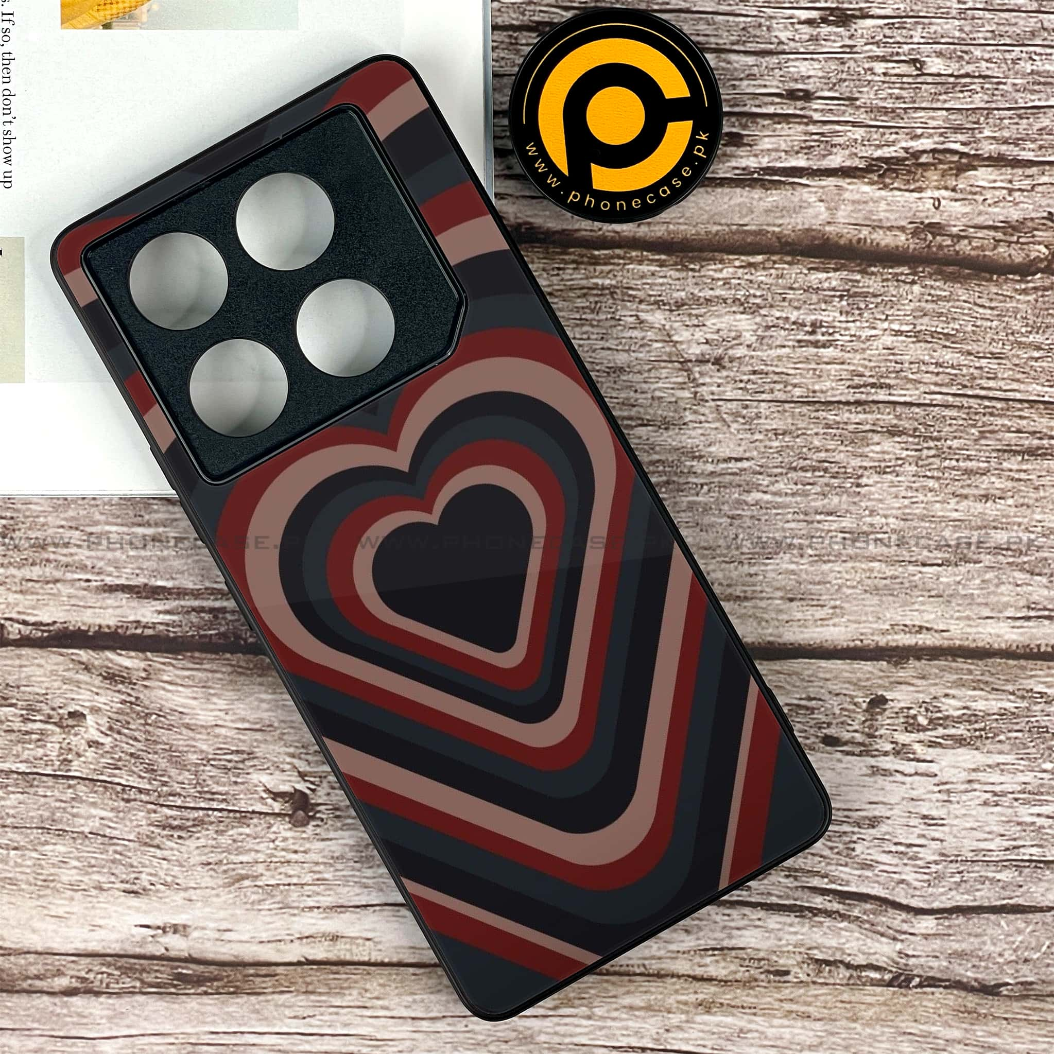 Infinix GT 20 Pro - Heart Beat 2.0 Series - Premium Printed Glass soft Bumper shock Proof Case