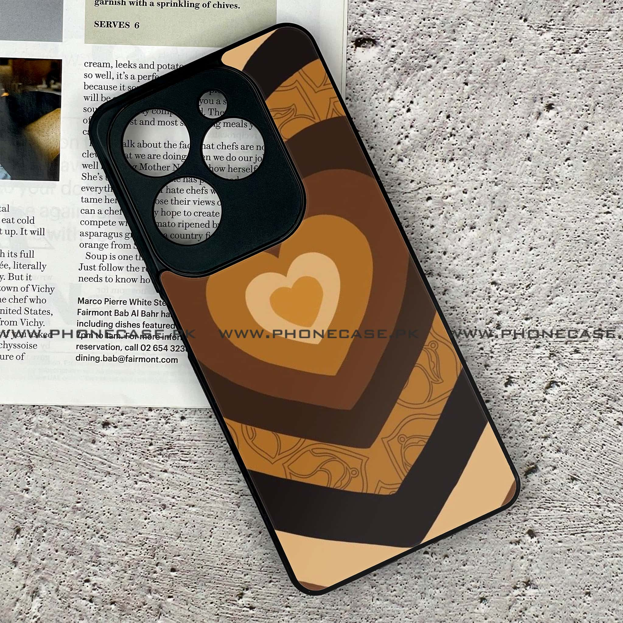 Infinix Hot 40 Pro - Heart Beat Series 2.0 - Premium Printed Glass soft Bumper shock Proof Case