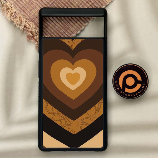 Google Pixel 6 - Heart Beat Design 5 2.0 - Premium Metal Printed soft Bumper Shock Proof Case CS-41157