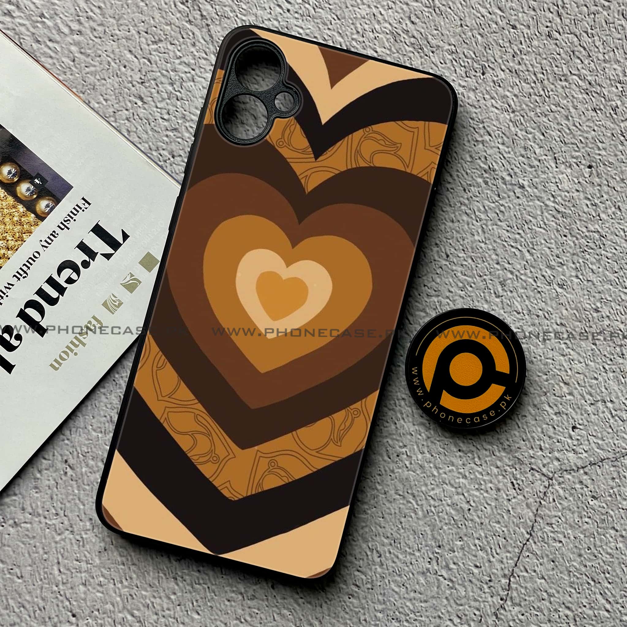 Samsung Galaxy A05 - Heart Beat 2.0 Series - Premium Metal Printed soft Bumper shock Proof Case