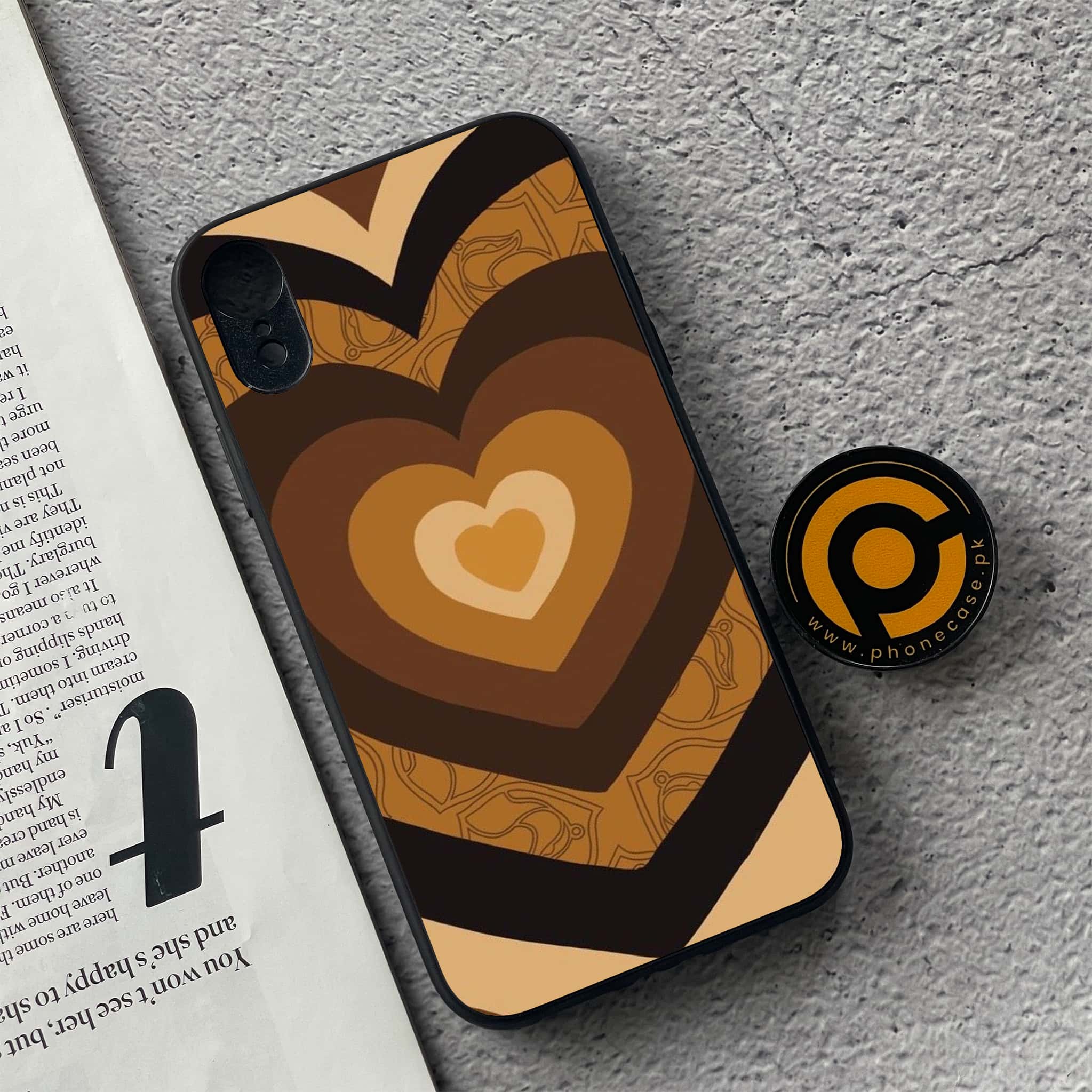 iPhone XR - Heart Beat Series 2.0 - Premium Metal Printed soft Bumper shock Proof Case