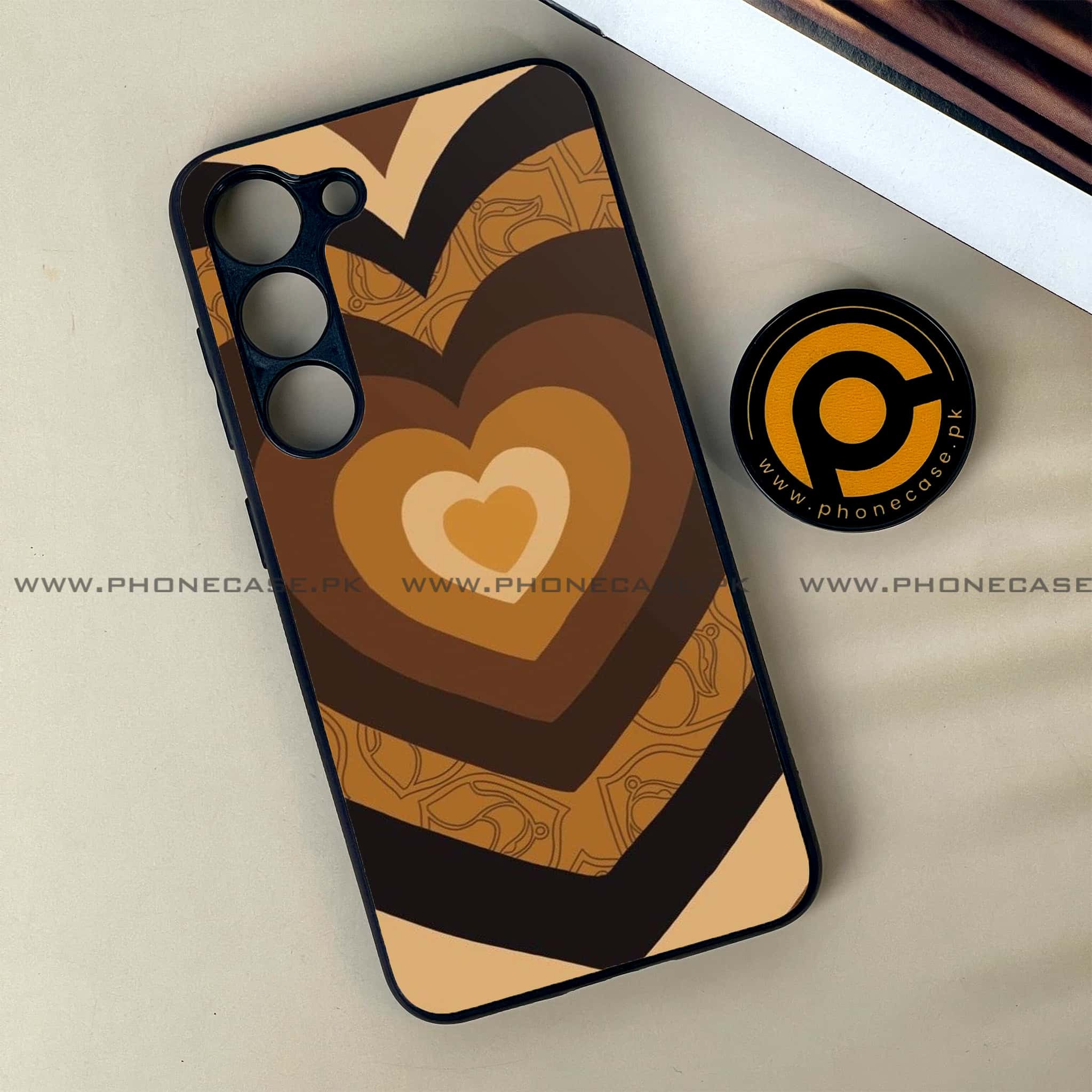 Samsung Galaxy S23 - Heart Beat Series 2.0 - Premium Metal Printed soft Bumper shock Proof Case