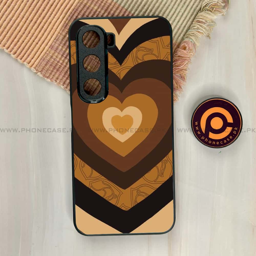 Infinix Hot 60i - Heart Beat 2.0 Series - Premium Metal Printed soft Bumper shock Proof Case
