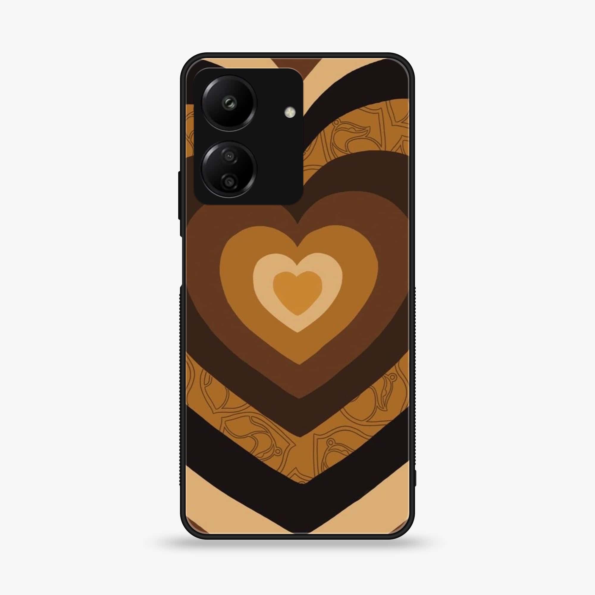 Xiaomi Poco C65 - Heart Beat 2.0 Series - Premium Printed Glass soft Bumper shock Proof Case