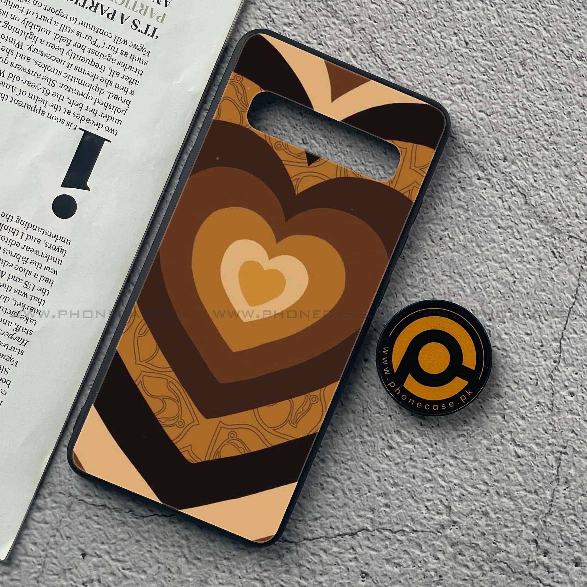 Samsung Galaxy S10 5G - Heart Beat Series 2.0 - Premium Printed Glass soft Bumper shock Proof Case
