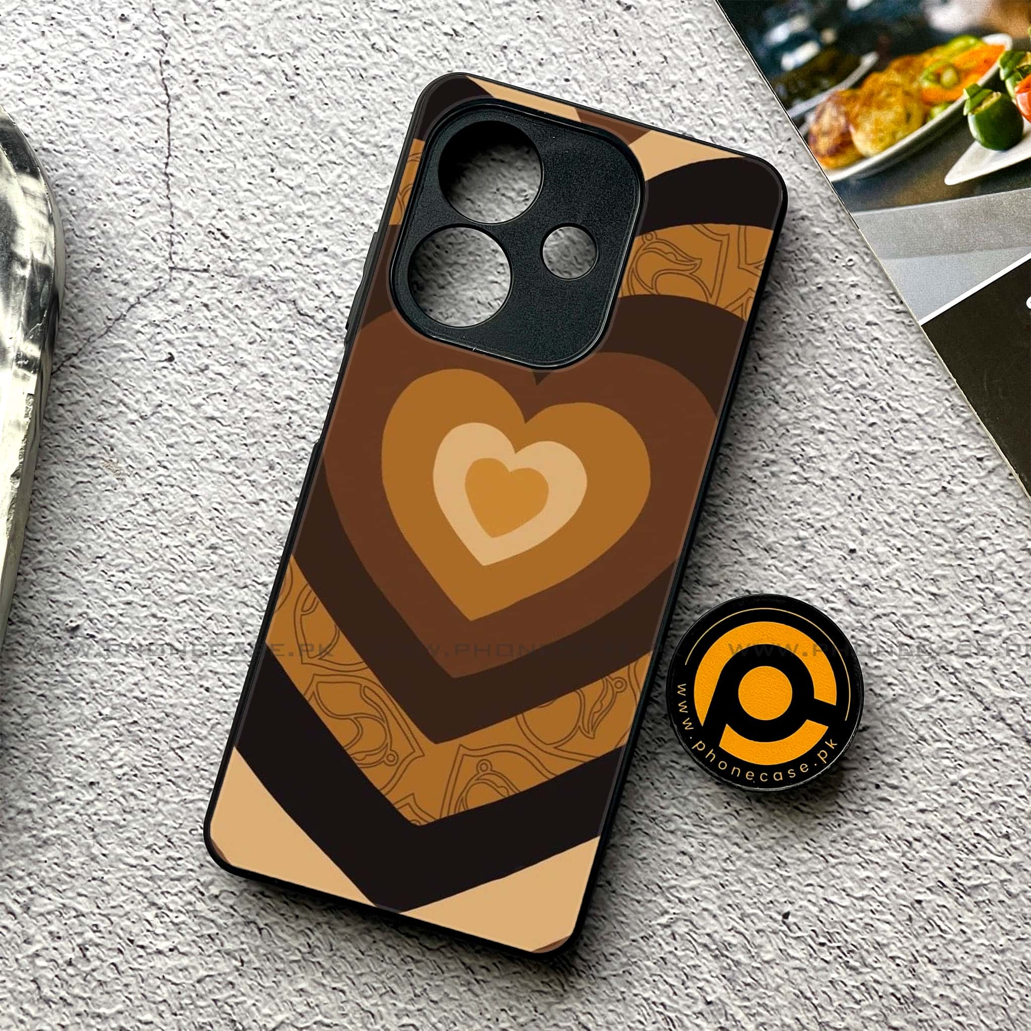 Oppo A5i - Heart Beat 2.0 Series - Premium Metal Printed soft Bumper shock Proof Case