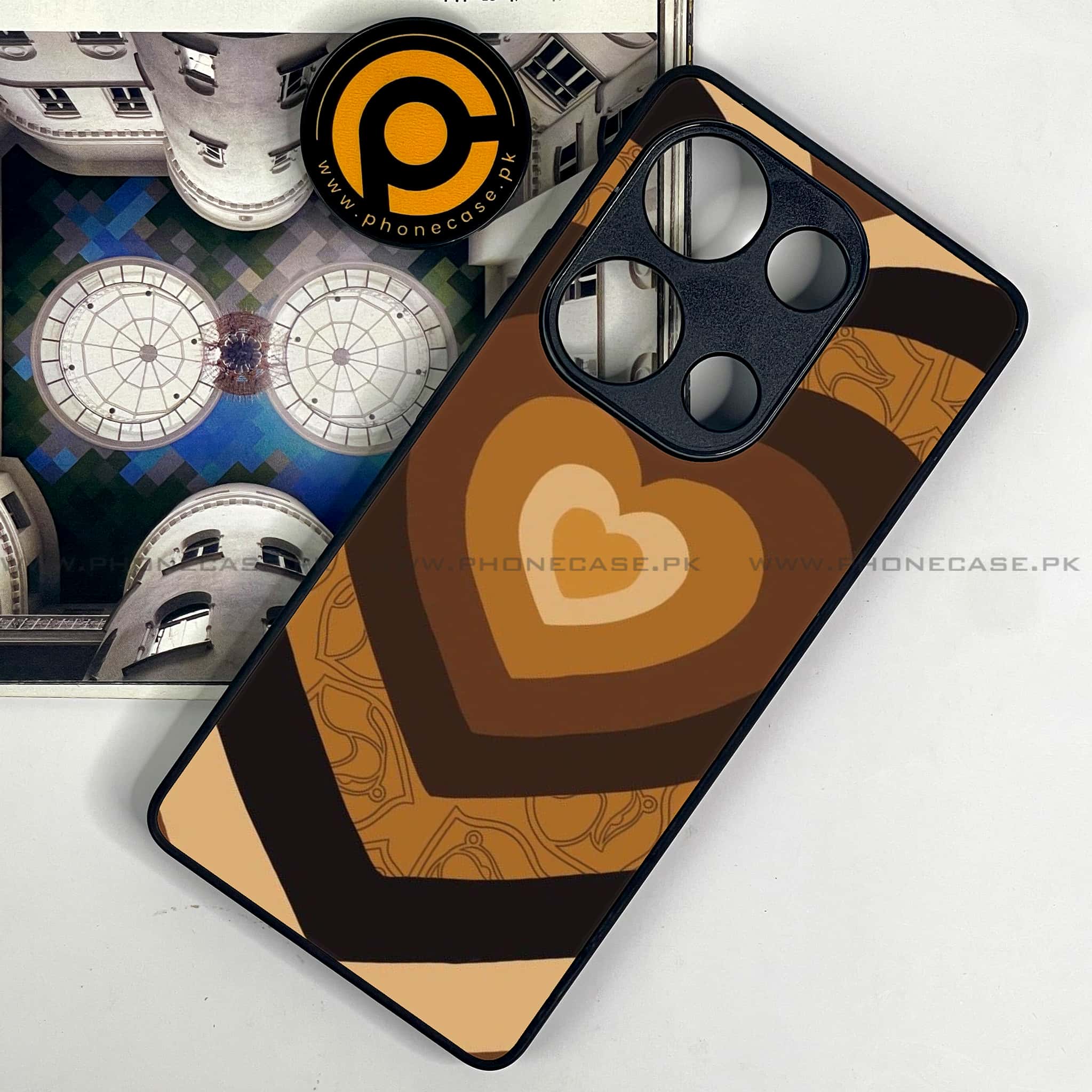 Redmi Note 13 Pro 4G - Heart Beat Series 2.0 - Premium Metal Printed soft Bumper shock Proof Case