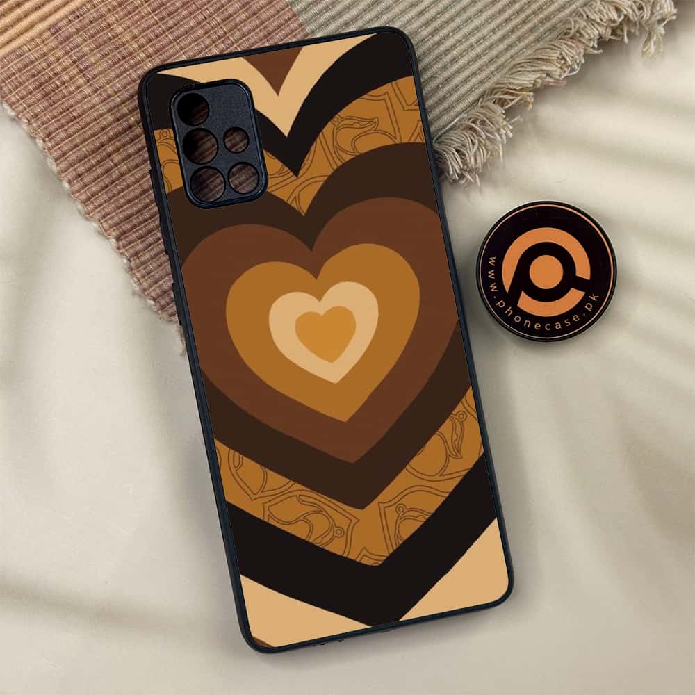 Samsung Galaxy A71 - Heart Beat 2.0 Series - Premium Metal Printed soft Bumper shock Proof Case