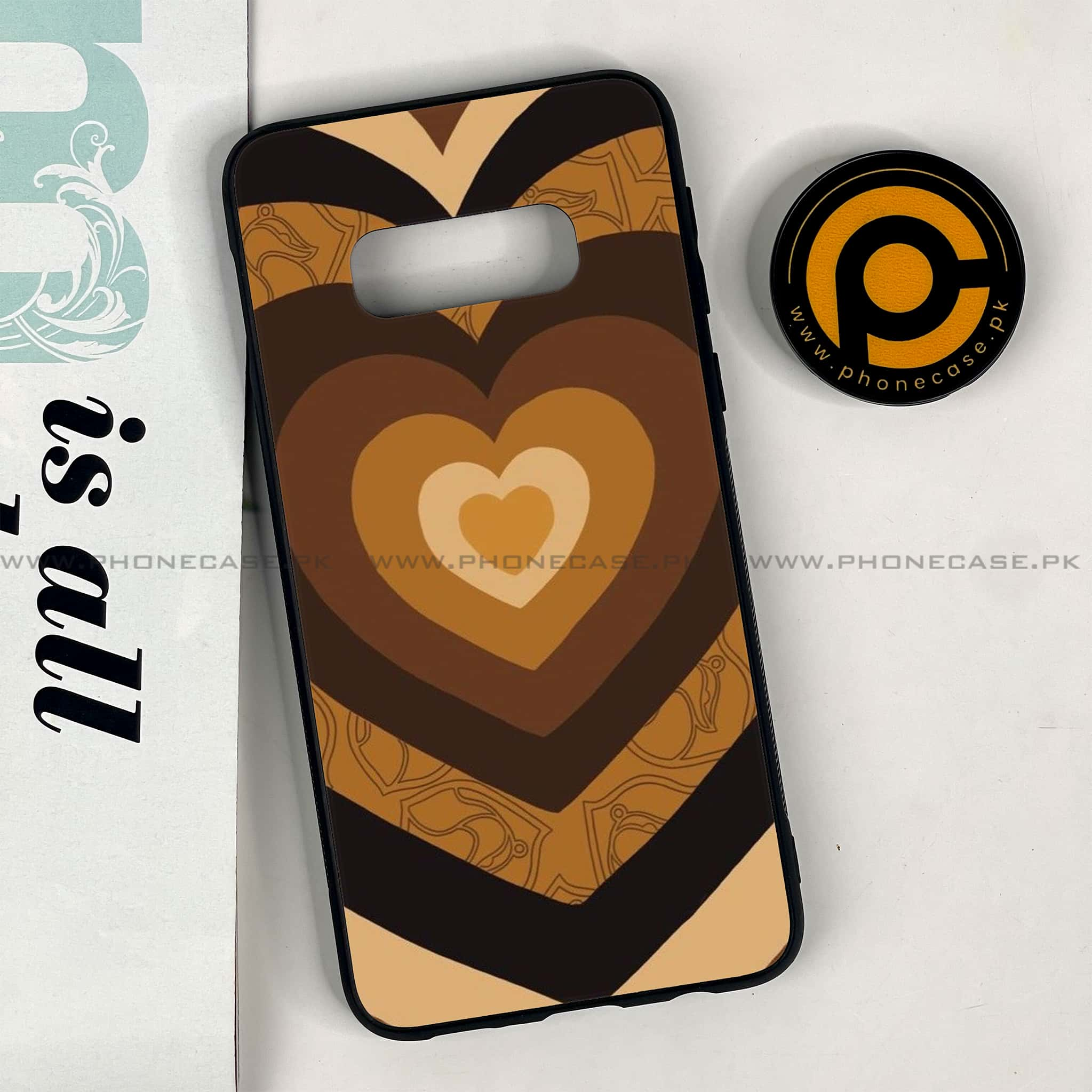 Galaxy S10e - Heart Beat 2.0 Series - Premium Printed Glass soft Bumper shock Proof Case