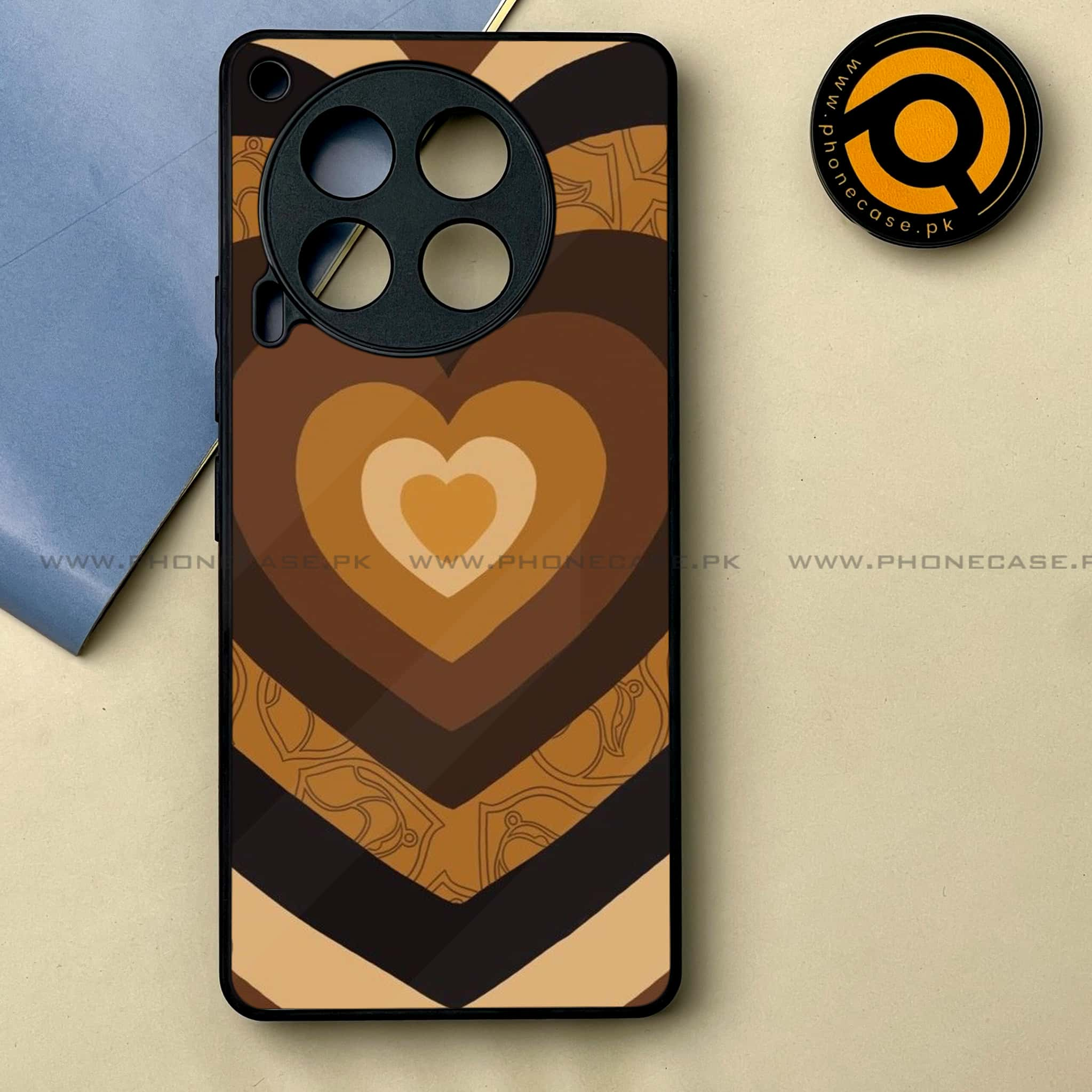 Tecno Camon 30 - Heart Beat 2.0 Series -  Premium Printed Metal soft Bumper shock Proof Case