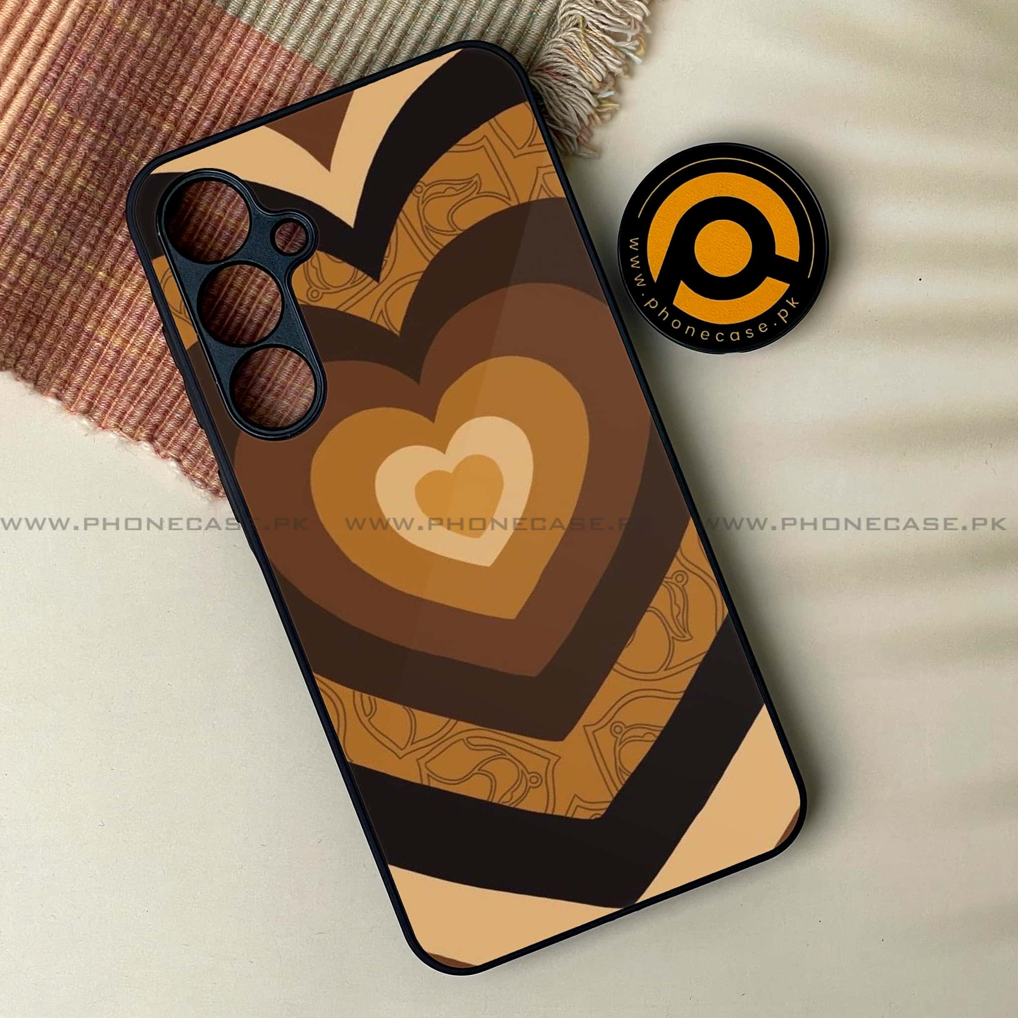 Samsung Galaxy S24 FE - Heart Beat Series 2.0 - Premium Metal Printed soft Bumper shock Proof Case