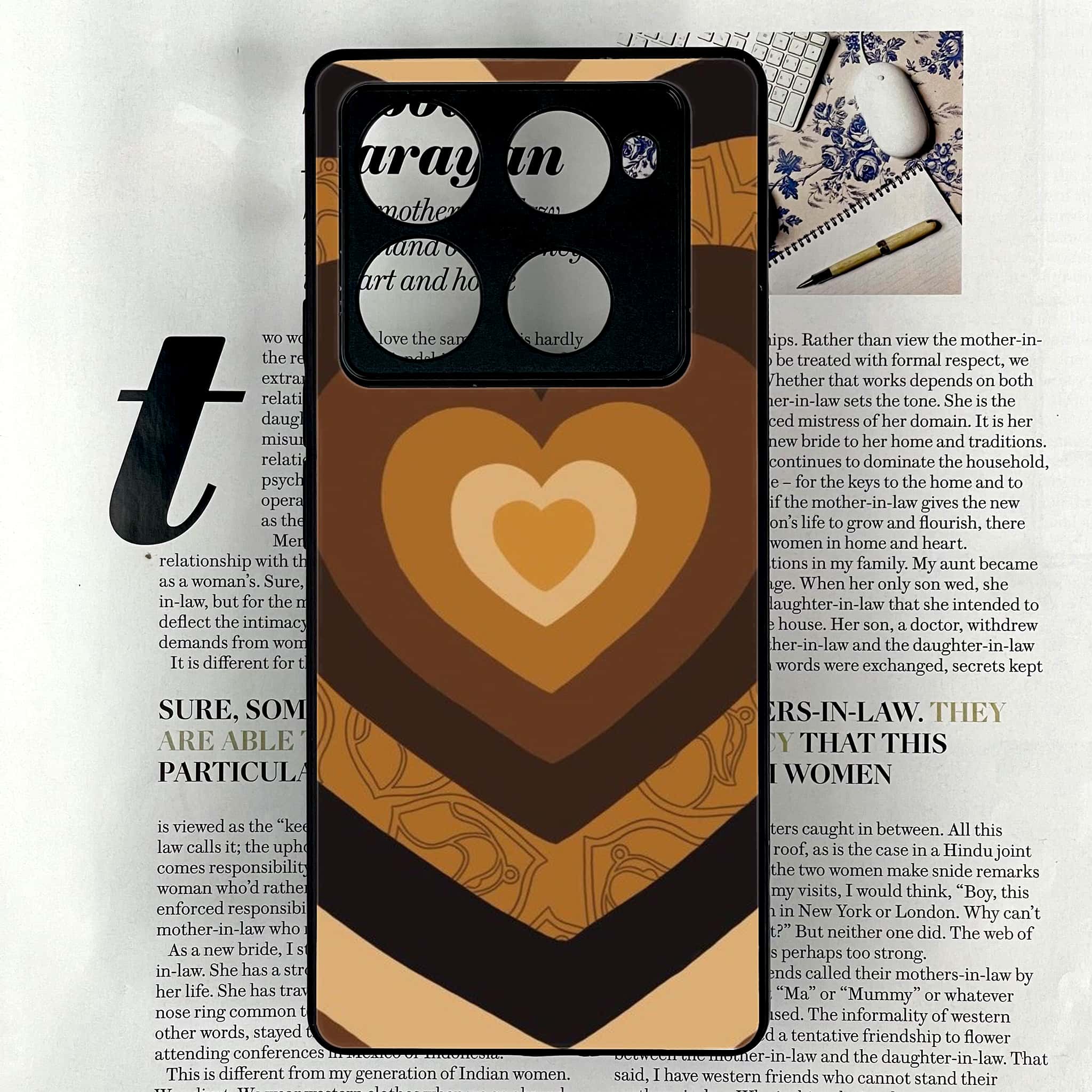 Infinix Note 40 Pro Plus - Heart Beat 2.0 Series - Premium Metal Printed soft Bumper shock Proof Case