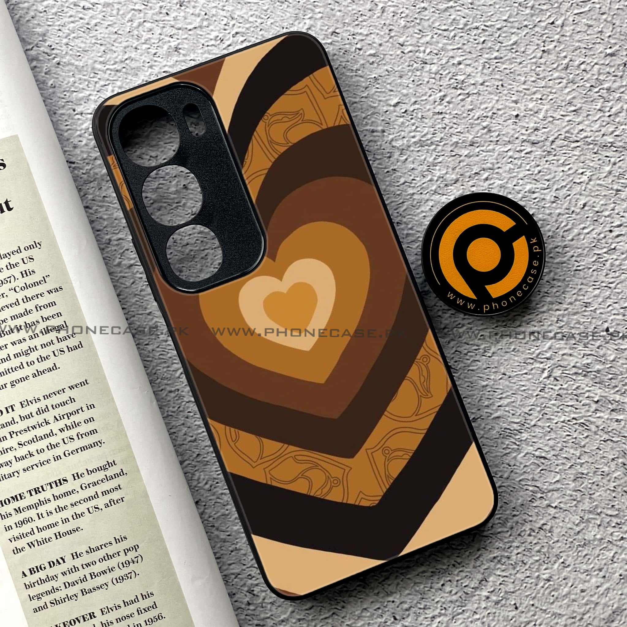 Vivo Y19s - Heart Beat 2.0 Series - Premium Printed Glass soft Bumper shock Proof Case