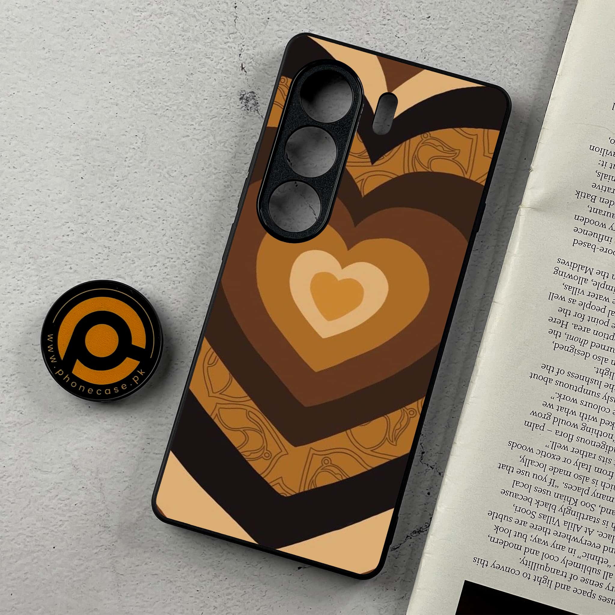 Tecno Camon 40 Pro - Heart Beat 2.0 Series - Premium Metal Printed Soft Bumper Shockproof Case