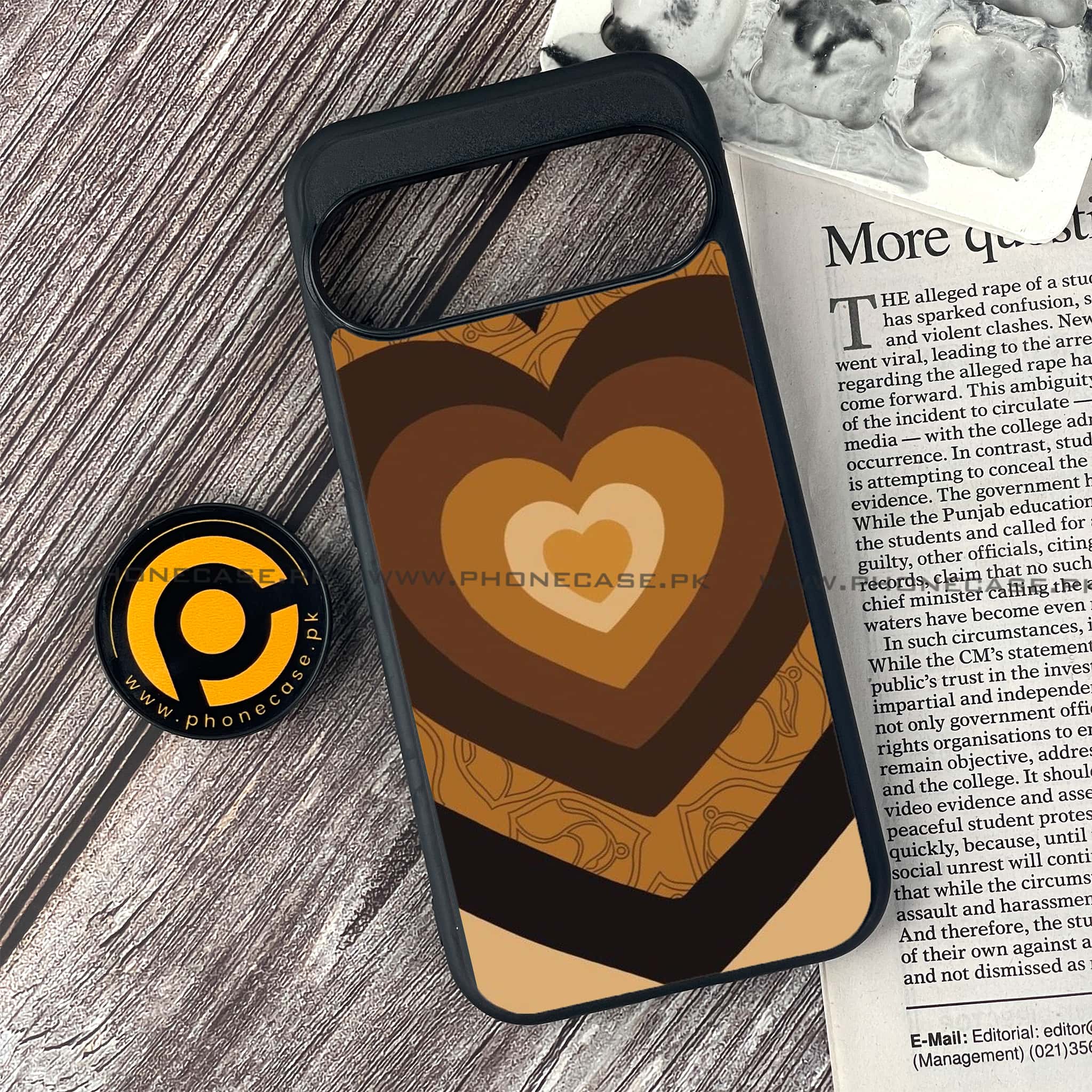 Google Pixel 9 Pro - Heart Beat 2.0 Series  - Premium Metal Printed soft Bumper Shock Proof Case